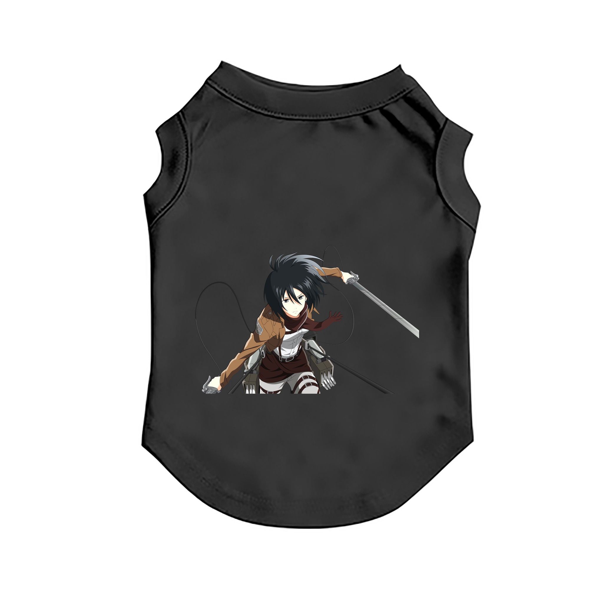 （画像用） 進撃の巨人 ミカサ·アッカーマン Attack on Titan Mikasa Ackerman ペット用ベスト