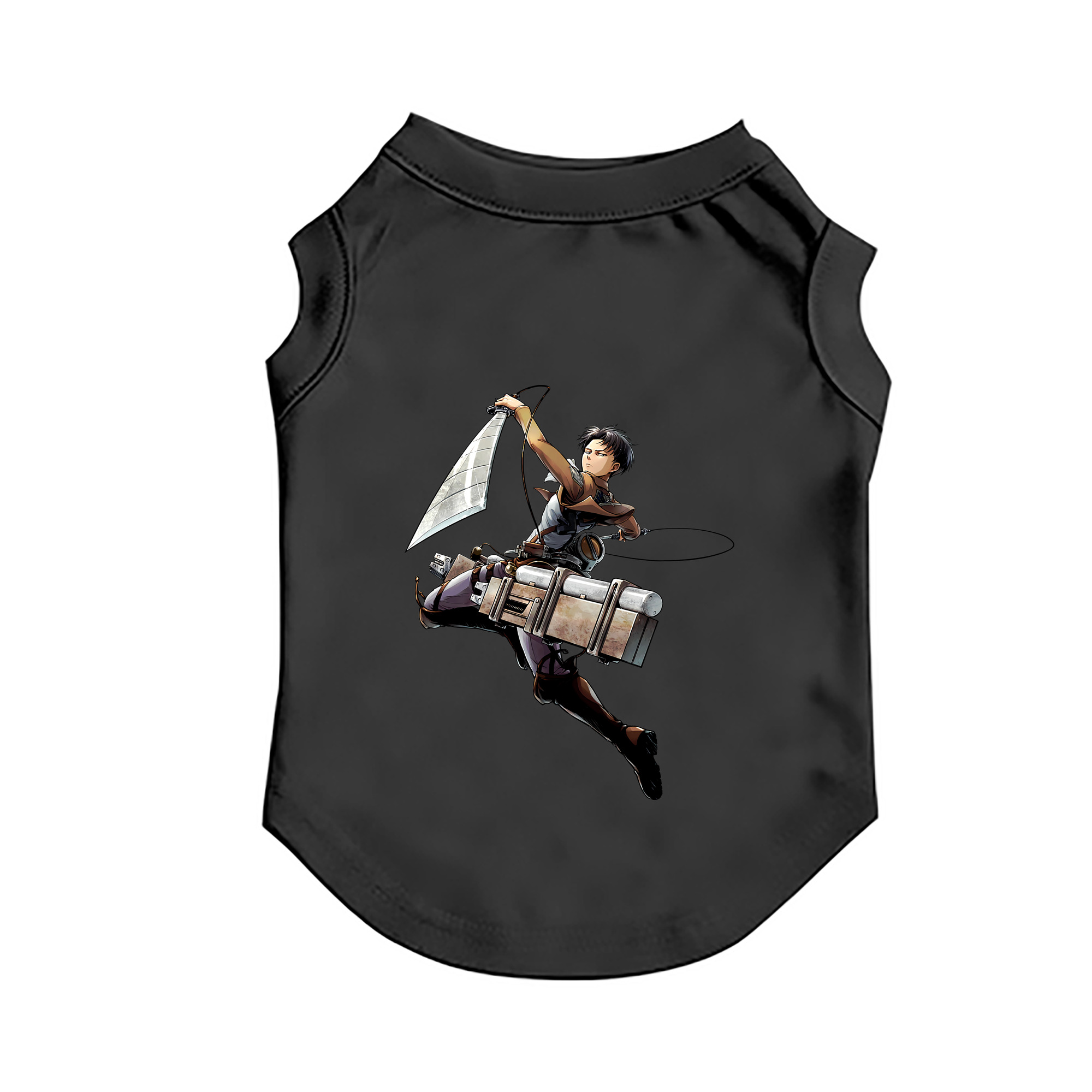 （画像用） 進撃の巨人 リヴァイ·アッカーマン Attack on Titan Levi Ackerman ペット用ベスト