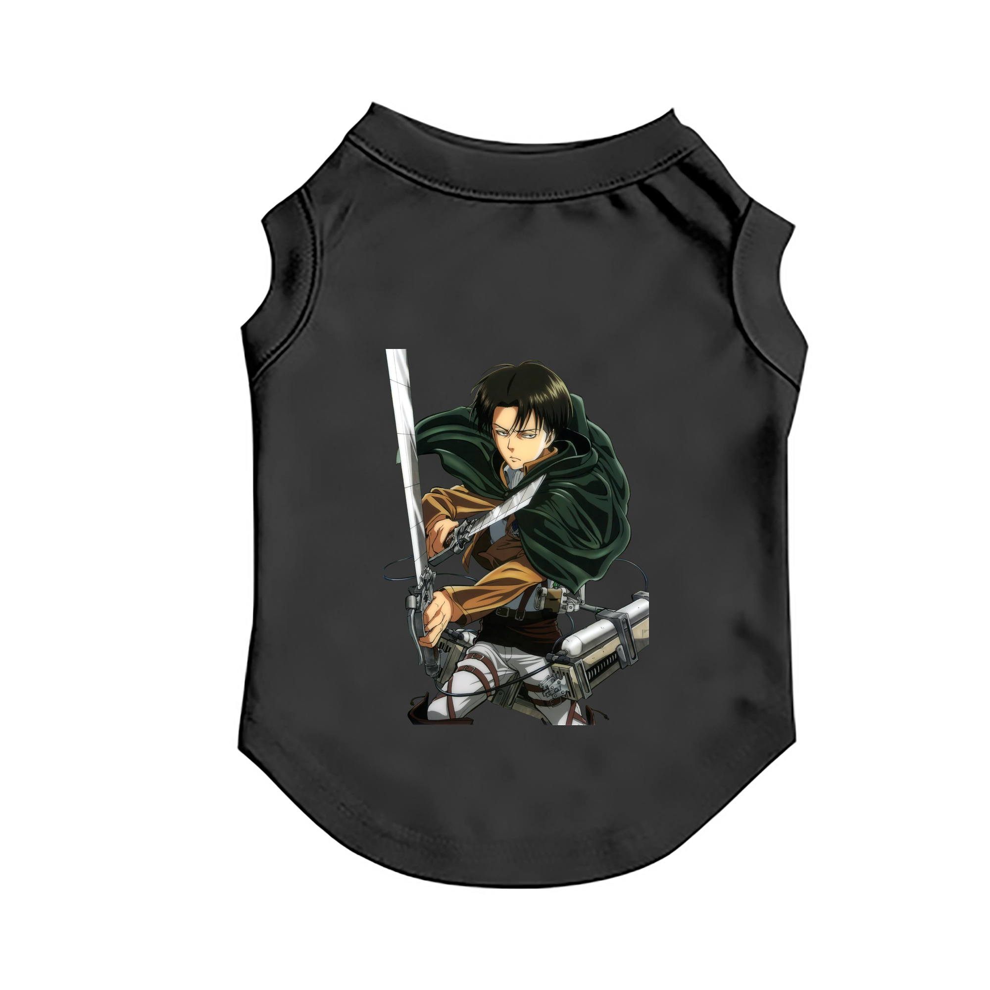 （画像用） 進撃の巨人 リヴァイ·アッカーマン Attack on Titan Levi Ackerman ペット用ベスト