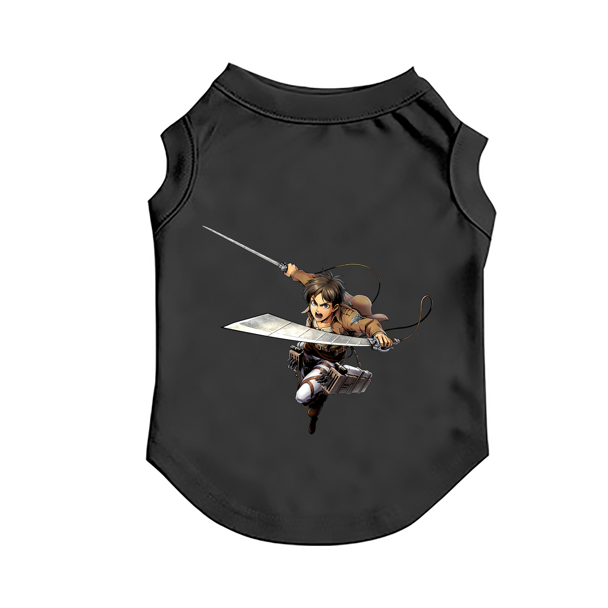 （画像用） 進撃の巨人 エレン･イェーガー Attack on Titan Eren Jäger ペット用ベスト