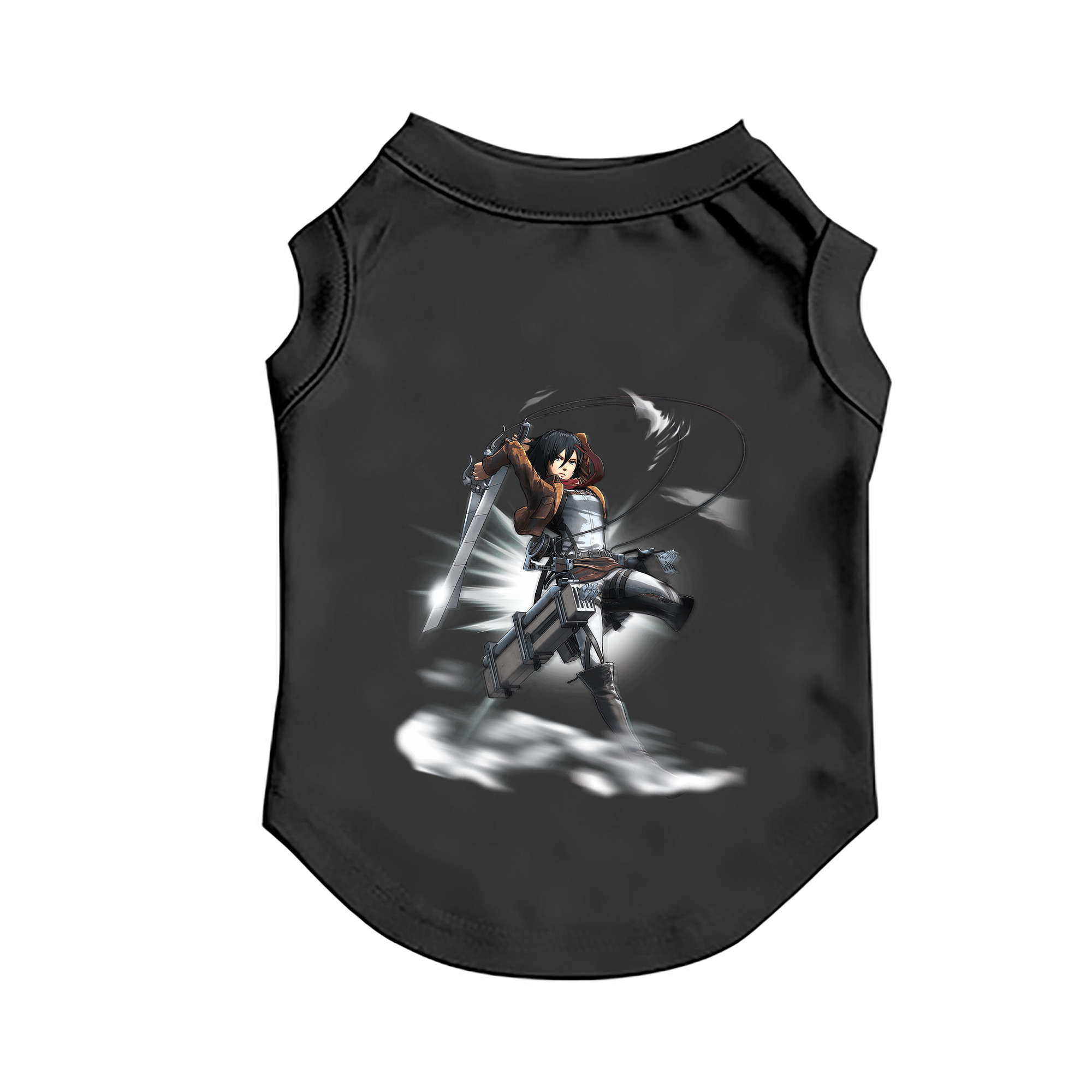 （画像用） 進撃の巨人 ミカサ·アッカーマン Attack on Titan Mikasa Ackerman ペット用ベスト