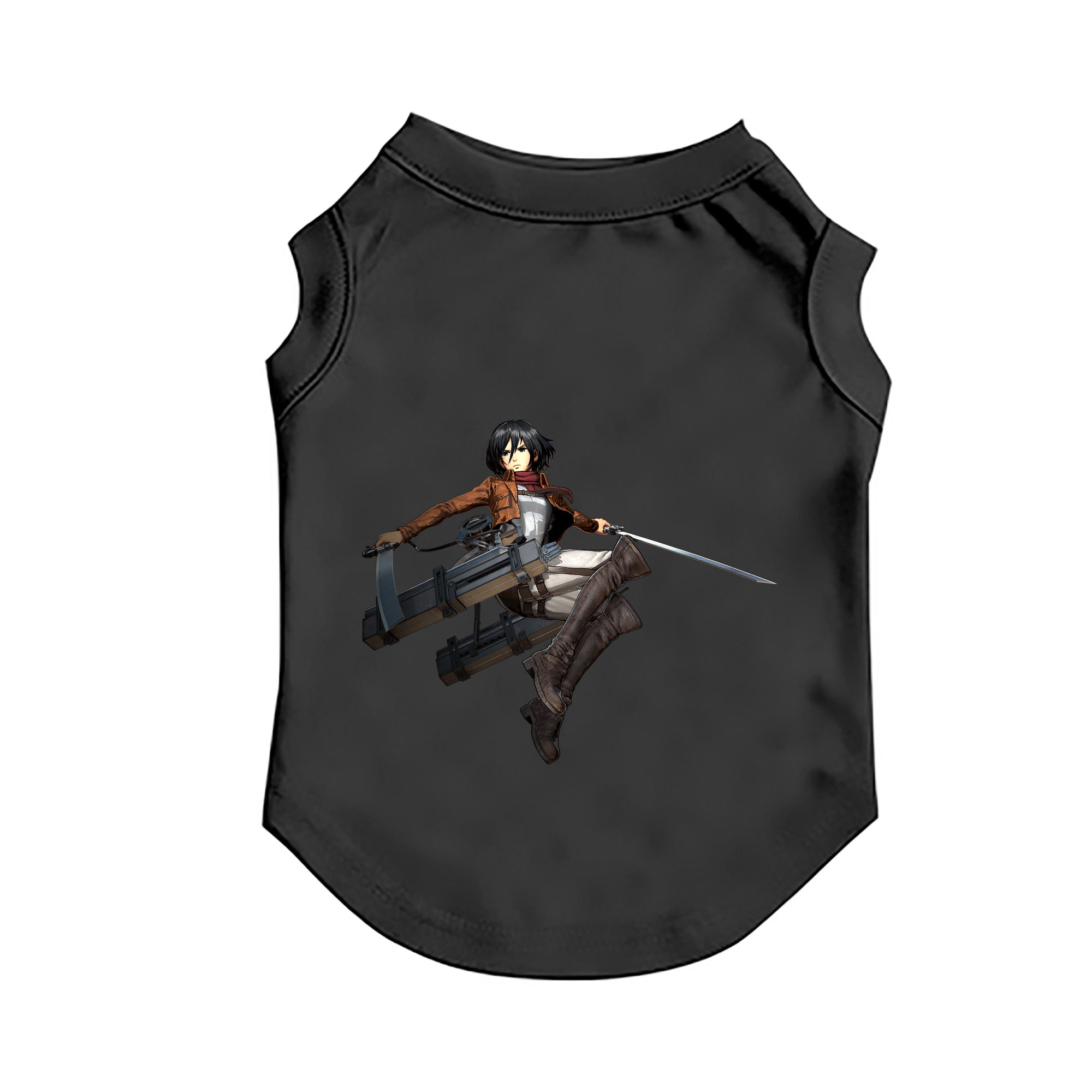 （画像用） 進撃の巨人 ミカサ·アッカーマン Attack on Titan Mikasa Ackerman ペット用ベスト