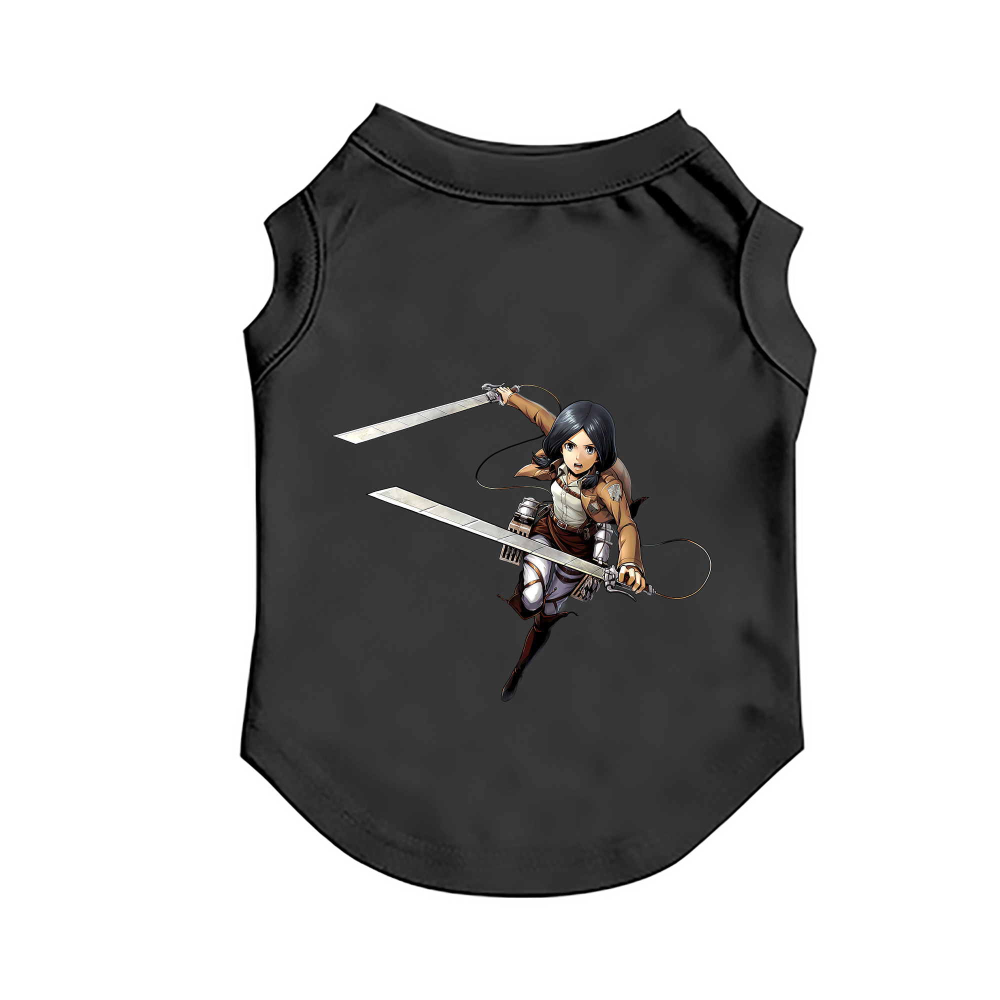 （画像用） 進撃の巨人 ミカサ·アッカーマン Attack on Titan Mikasa Ackerman ペット用ベスト