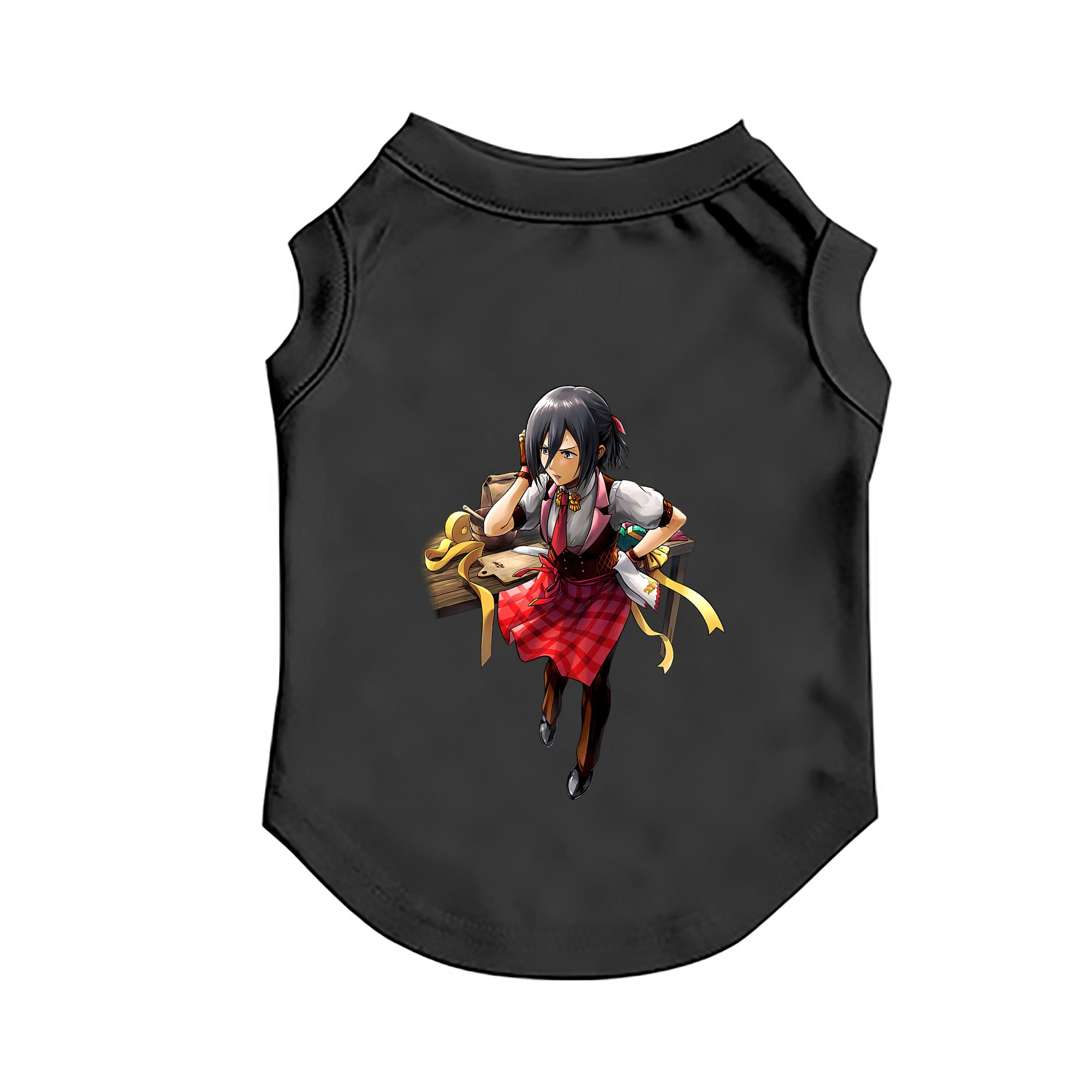 （画像用） 進撃の巨人 ミカサ·アッカーマン Attack on Titan Mikasa Ackerman ペット用ベスト