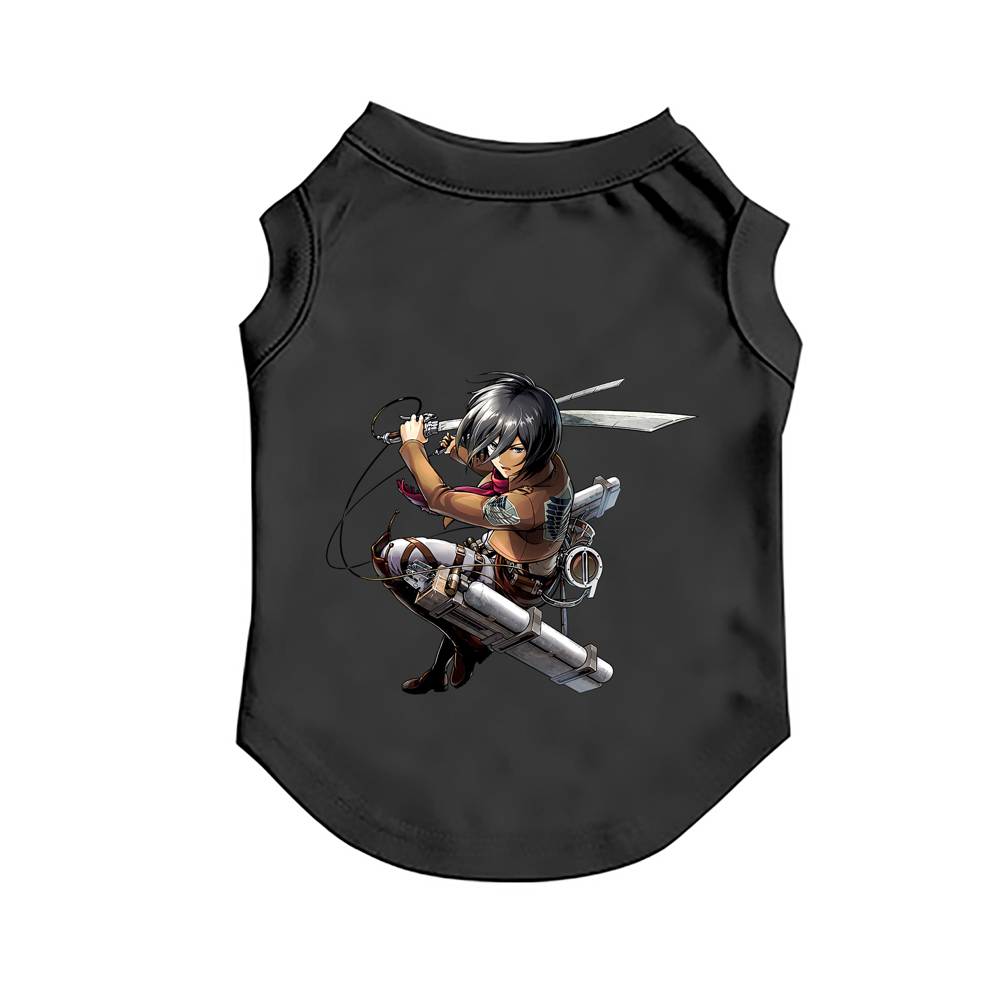 （画像用） 進撃の巨人 ミカサ·アッカーマン Attack on Titan Mikasa Ackerman ペット用ベスト