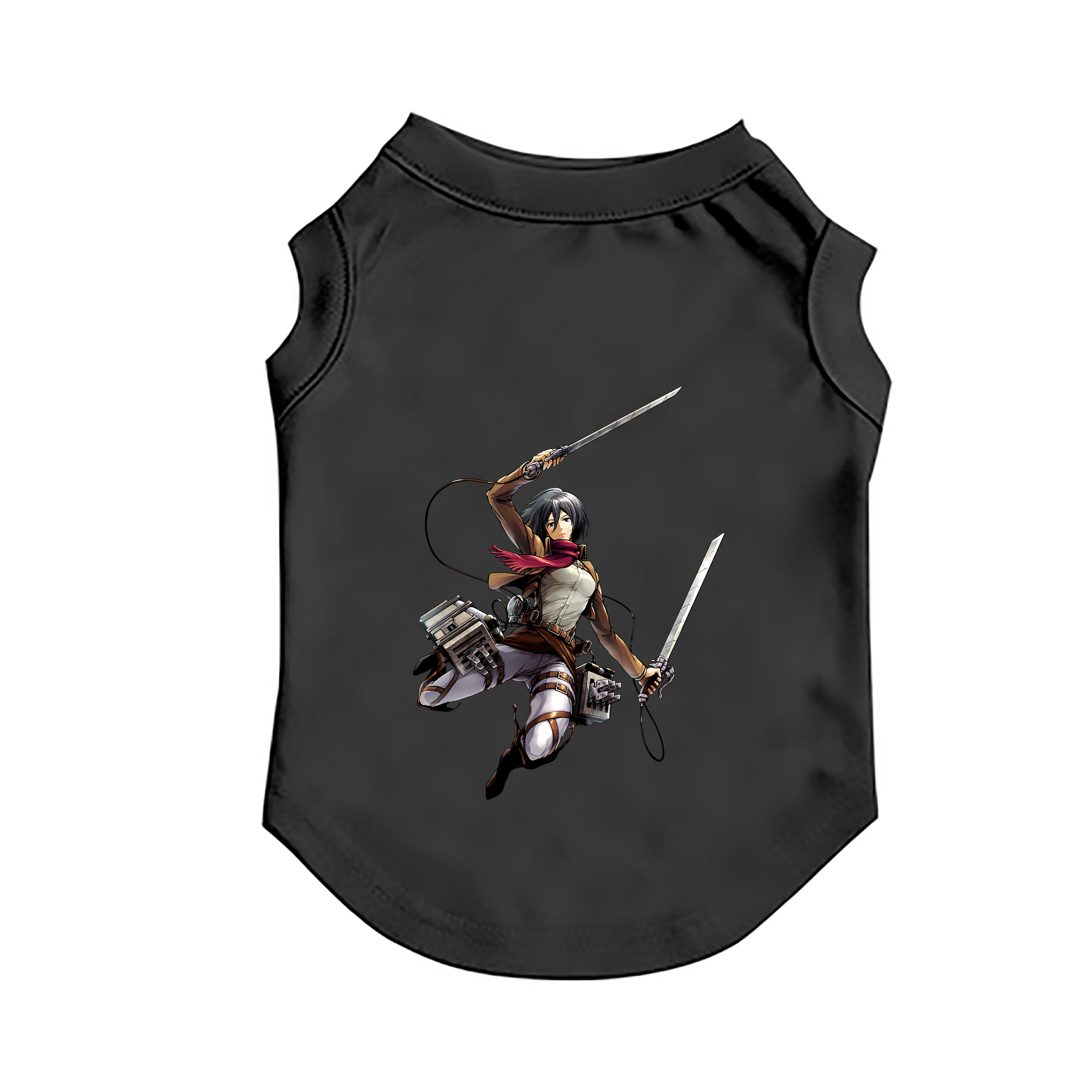 （画像用） 進撃の巨人 ミカサ·アッカーマン Attack on Titan Mikasa Ackerman ペット用ベスト