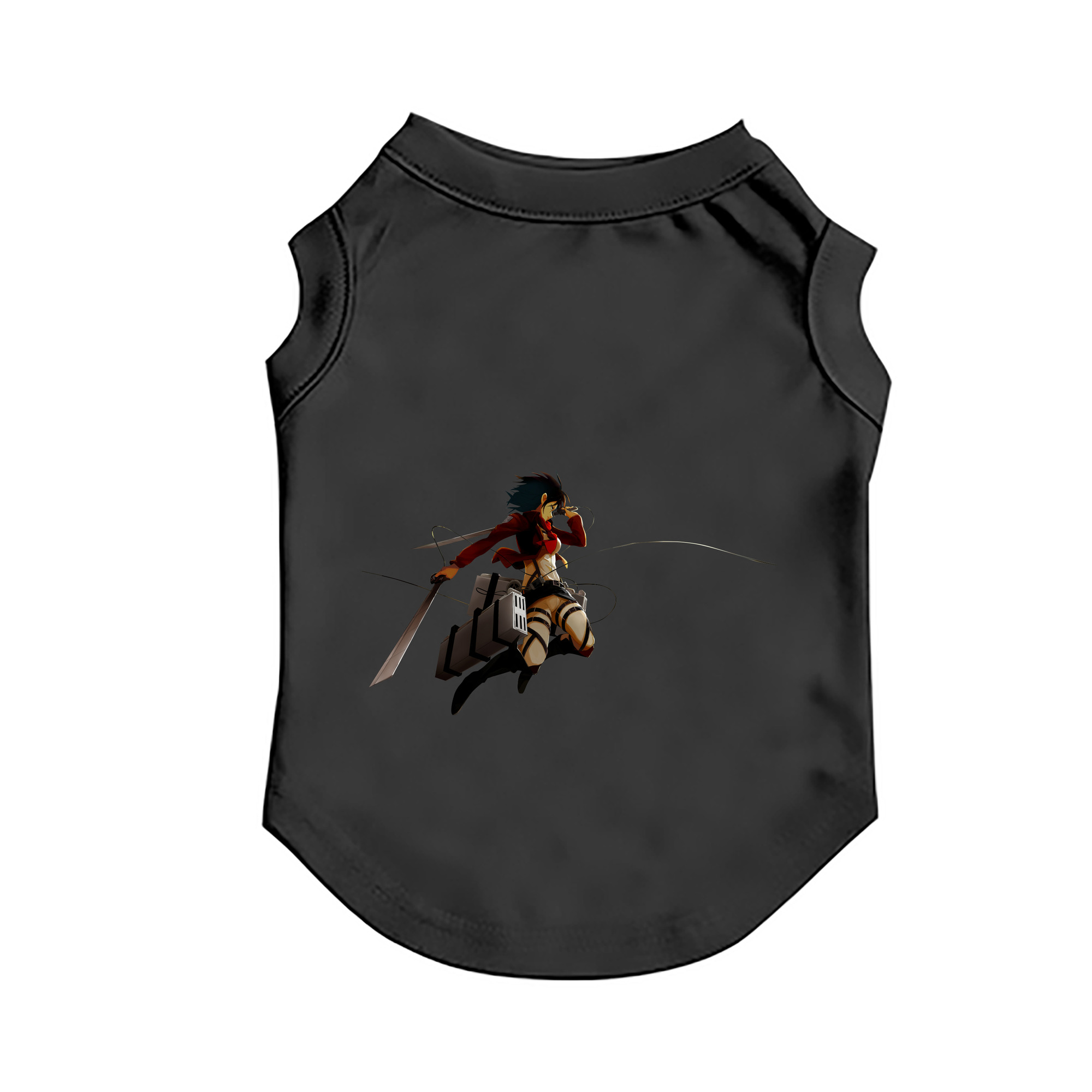 （画像用） 進撃の巨人 ミカサ·アッカーマン Attack on Titan Mikasa Ackerman ペット用ベスト