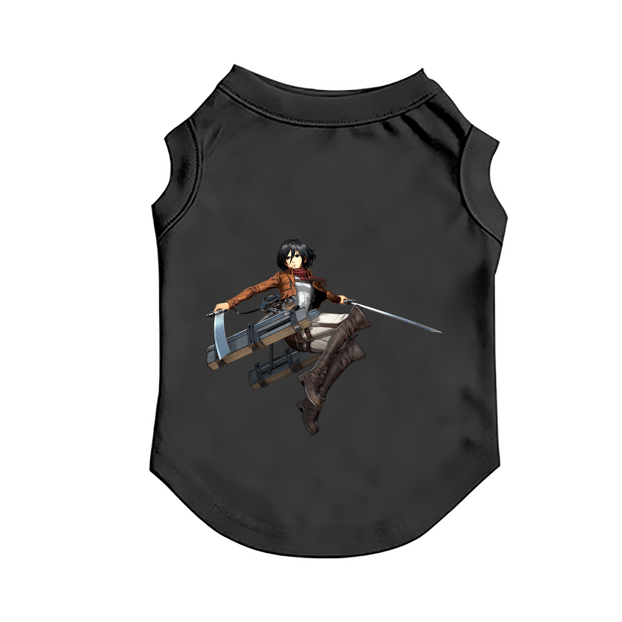 （画像用） 進撃の巨人 ミカサ·アッカーマン Attack on Titan Mikasa Ackerman ペット用ベスト