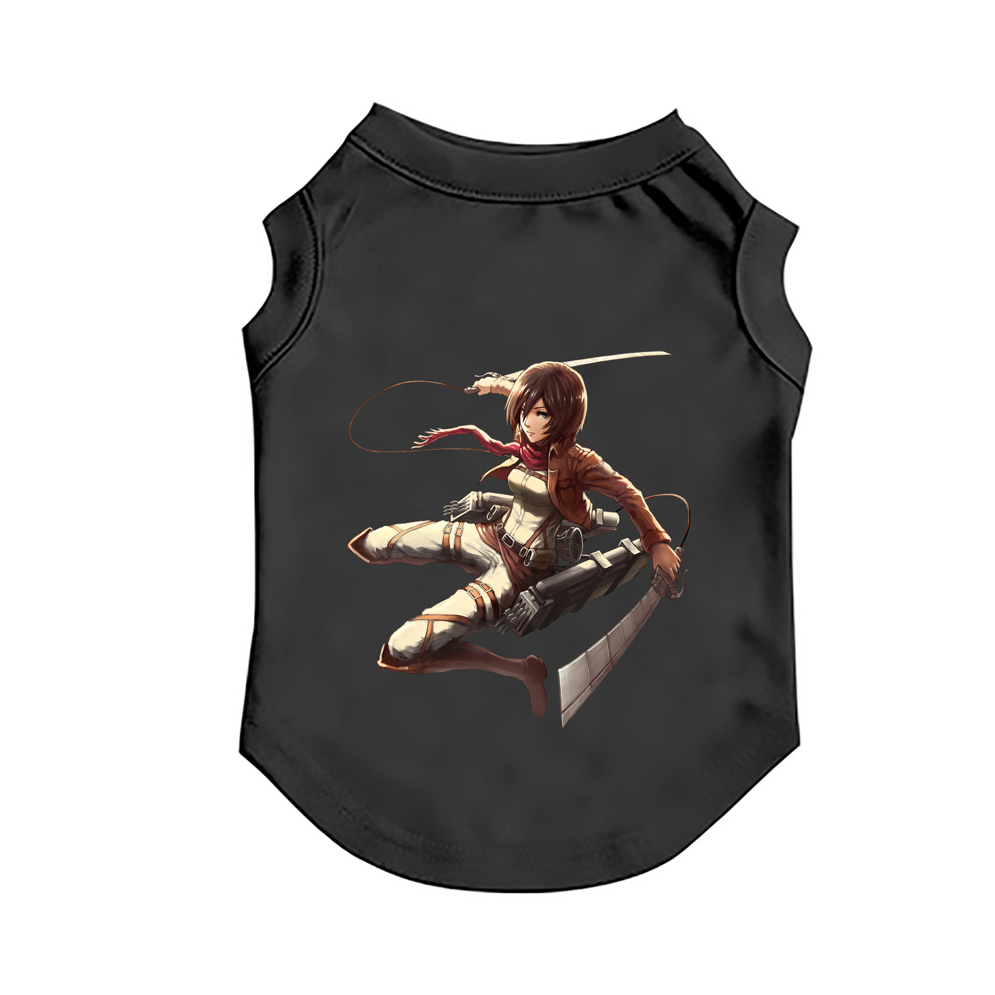 （画像用） 進撃の巨人 ミカサ·アッカーマン Attack on Titan Mikasa Ackerman ペット用ベスト