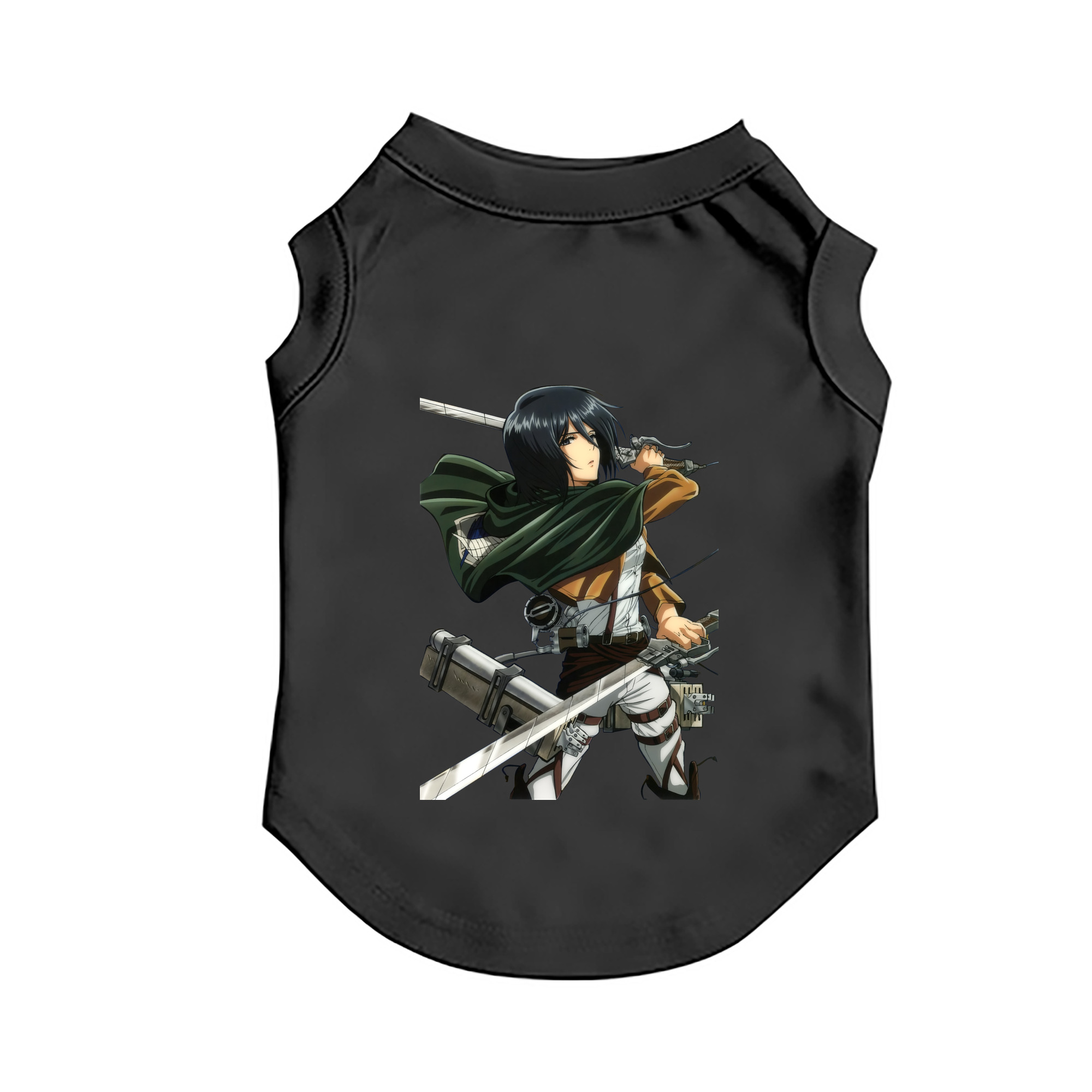 （画像用） 進撃の巨人 ミカサ·アッカーマン Attack on Titan Mikasa Ackerman ペット用ベスト