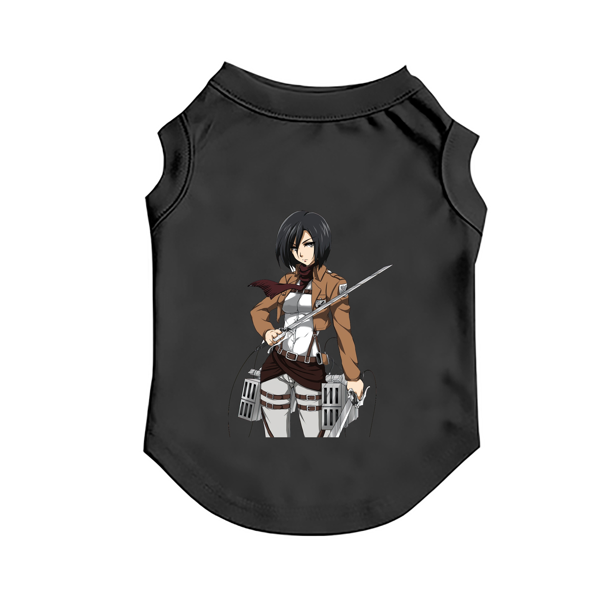 （画像用） 進撃の巨人 ミカサ·アッカーマン Attack on Titan Mikasa Ackerman ペット用ベスト