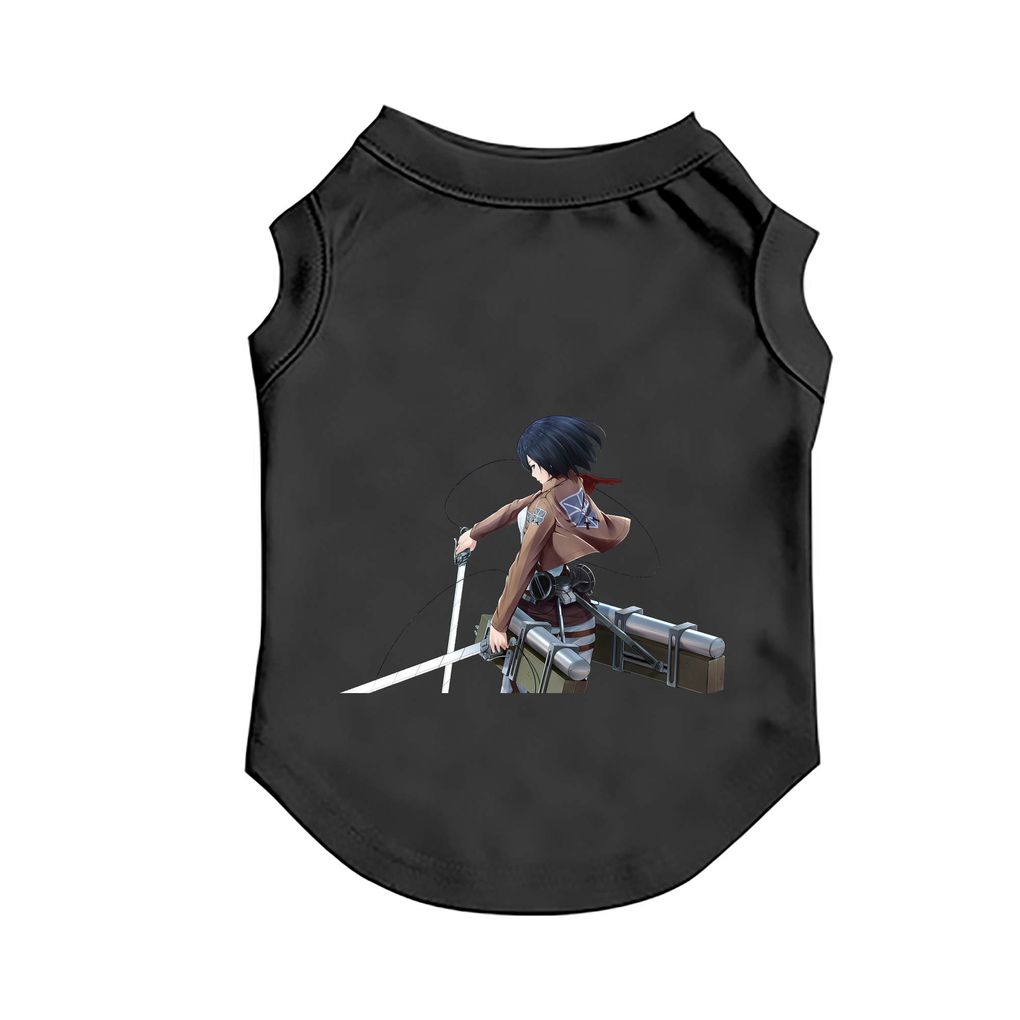 （画像用） 進撃の巨人 ミカサ·アッカーマン Attack on Titan Mikasa Ackerman ペット用ベスト