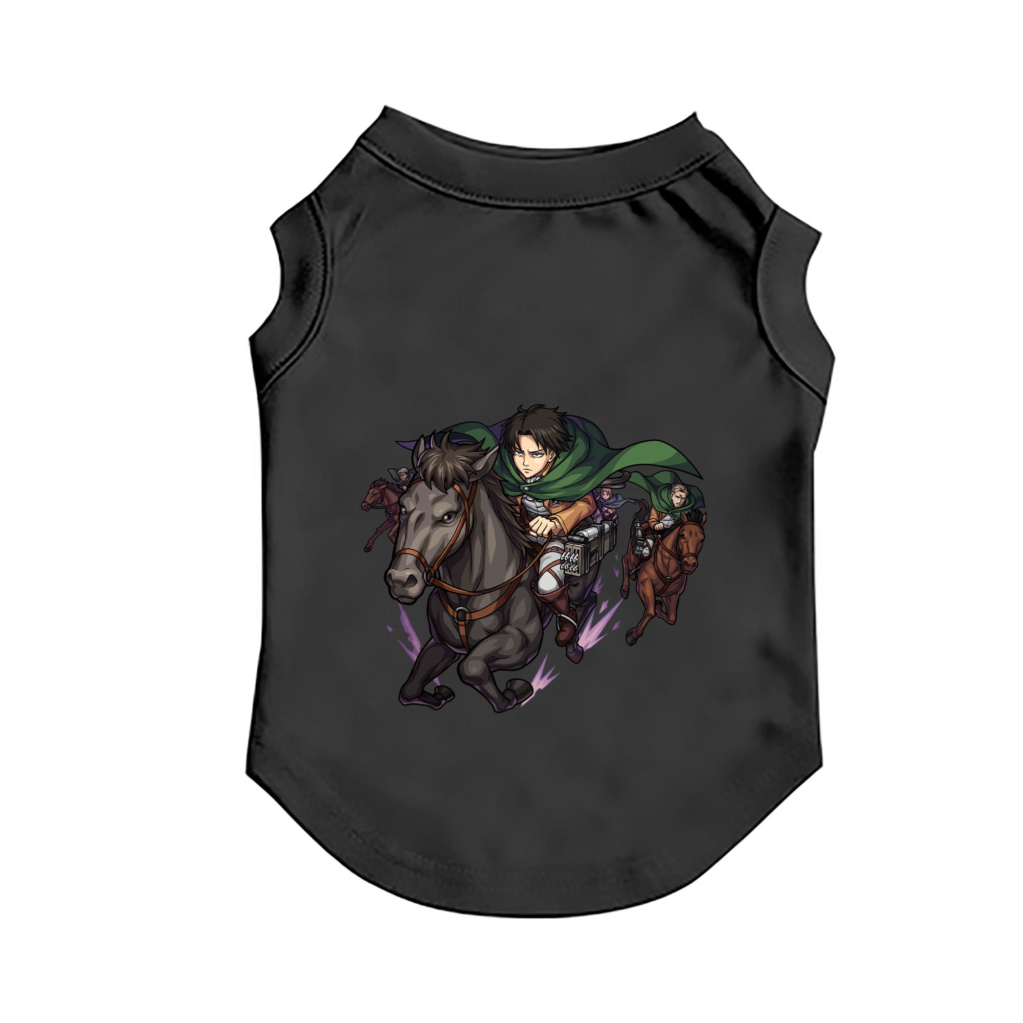 （画像用） 進撃の巨人 リヴァイ·アッカーマン Attack on Titan Levi Ackerman ペット用ベスト