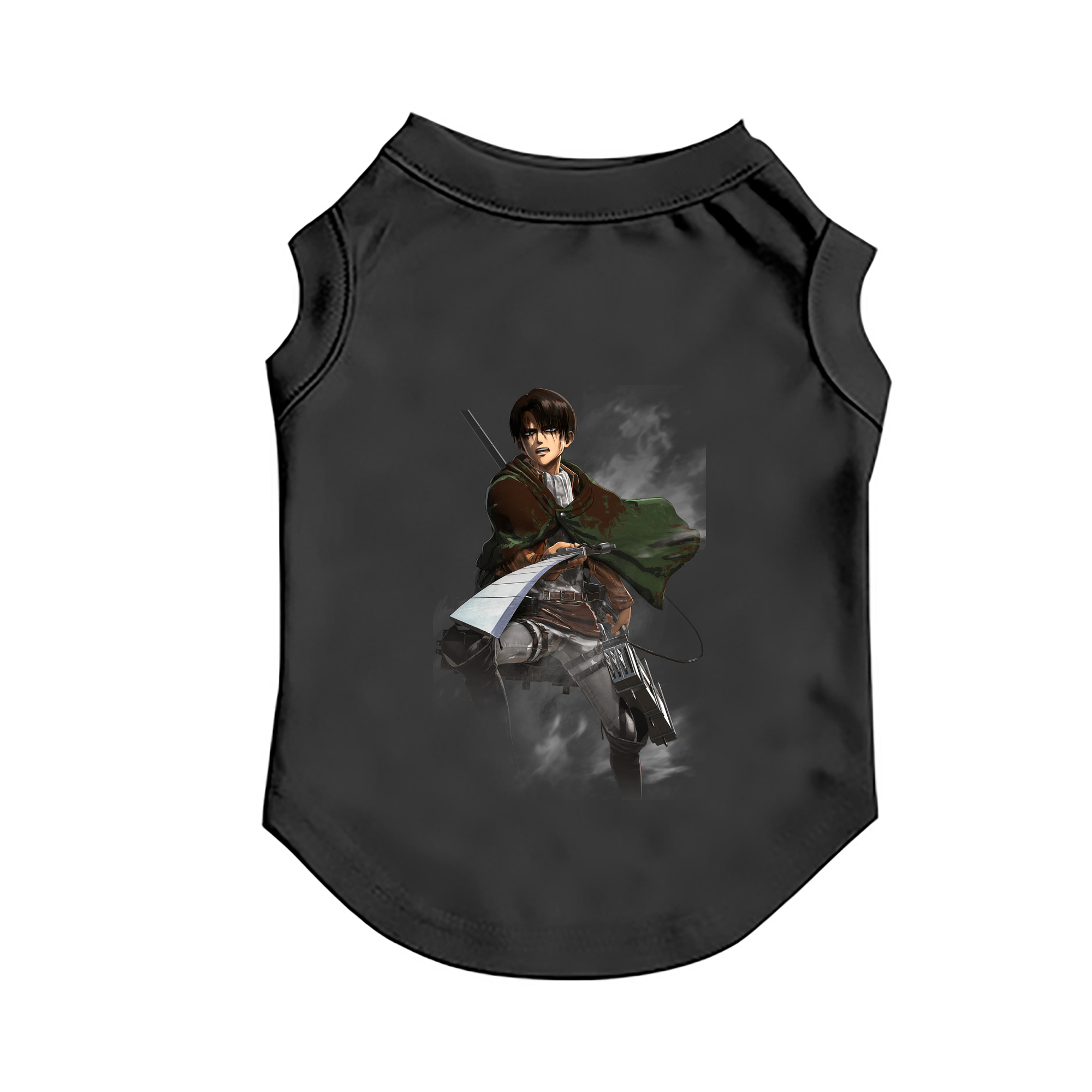 （画像用） 進撃の巨人 リヴァイ·アッカーマン Attack on Titan Levi Ackerman ペット用ベスト