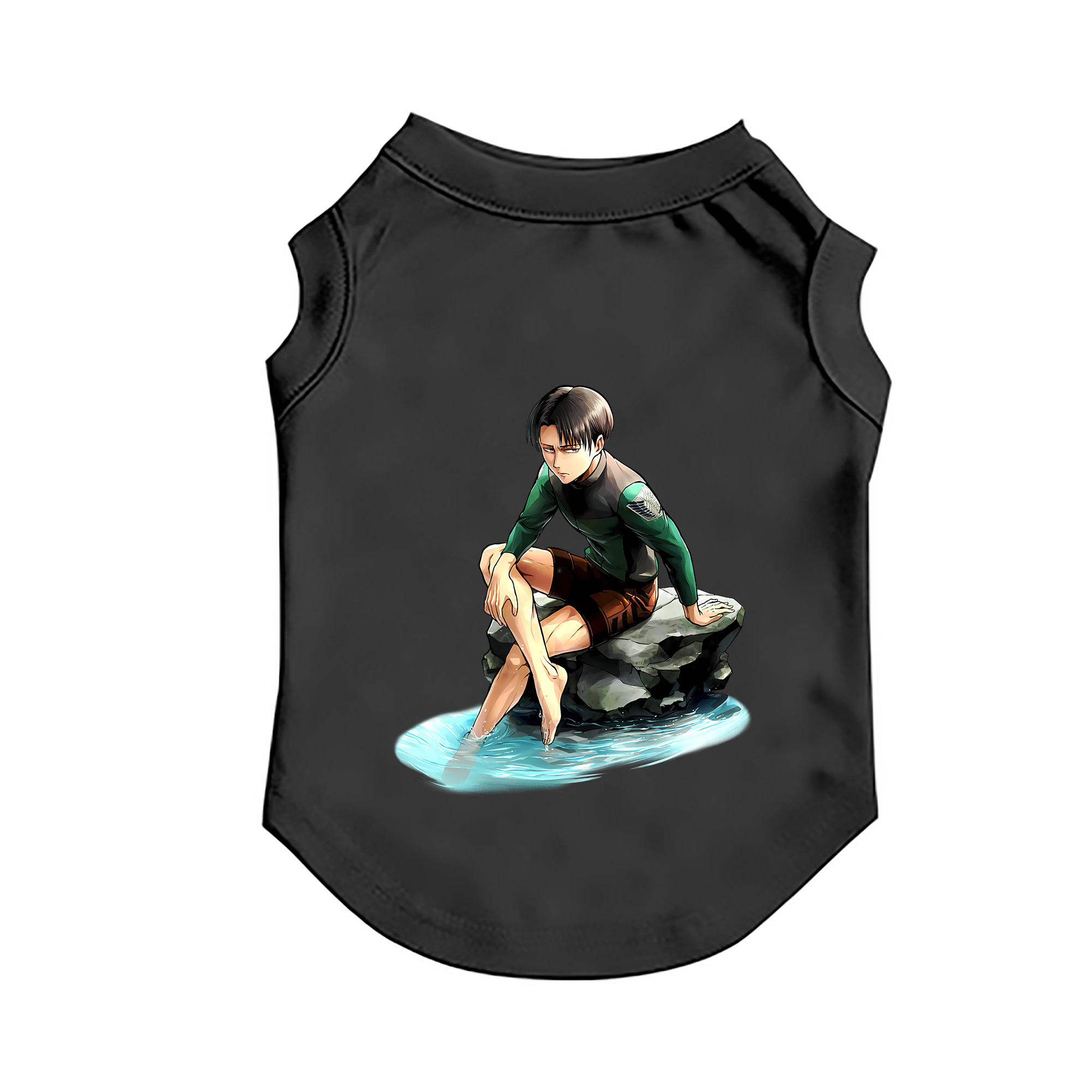（画像用） 進撃の巨人 リヴァイ·アッカーマン Attack on Titan Levi Ackerman ペット用ベスト
