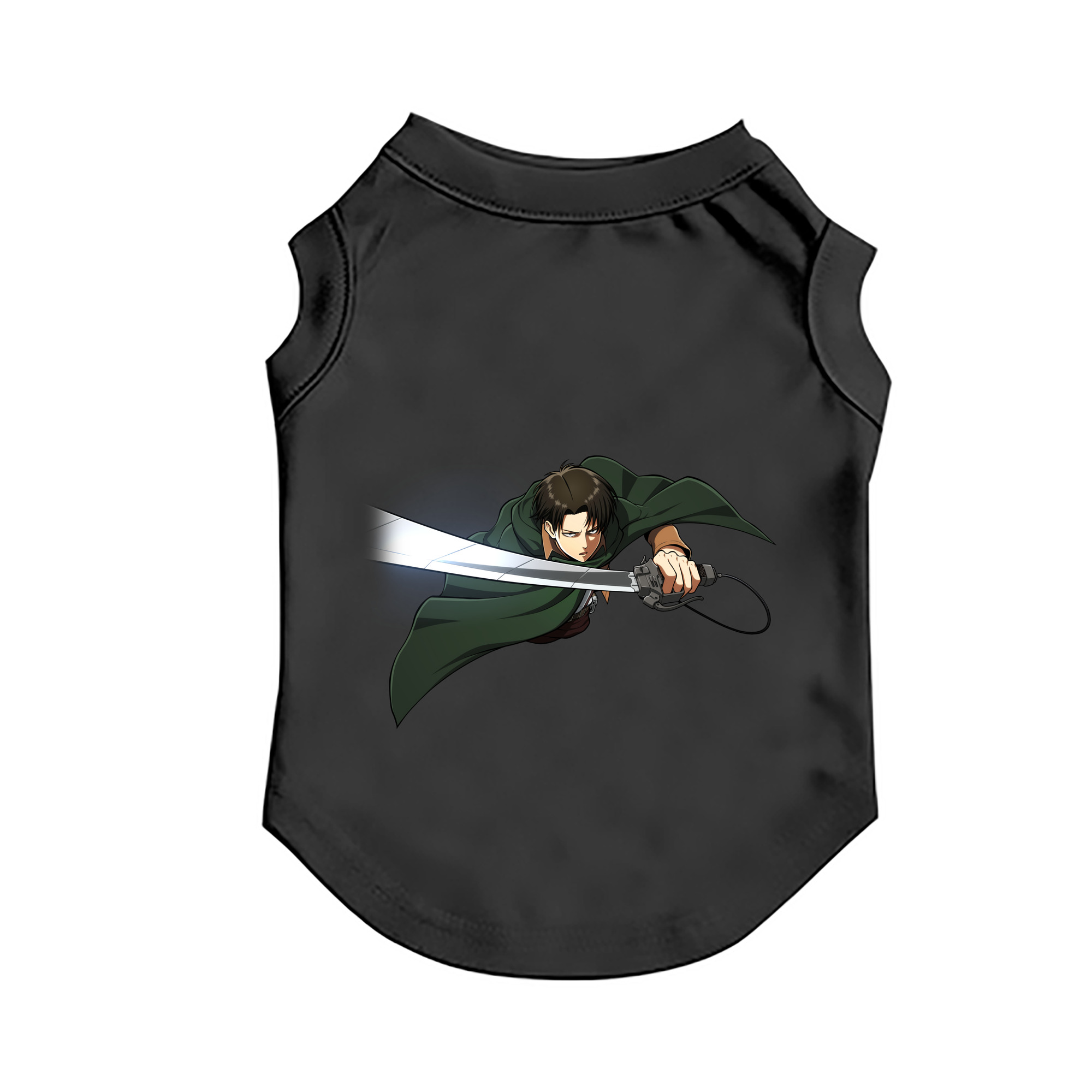 （画像用） 進撃の巨人 リヴァイ·アッカーマン Attack on Titan Levi Ackerman ペット用ベスト