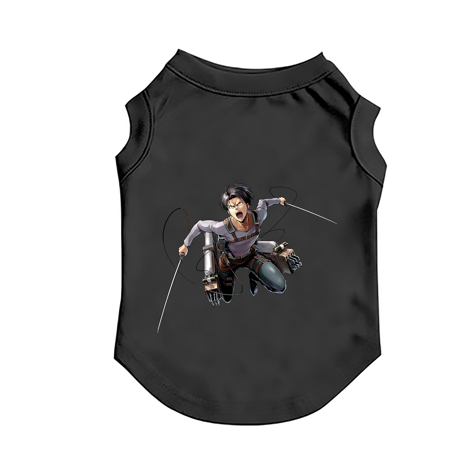 （画像用） 進撃の巨人 リヴァイ·アッカーマン Attack on Titan Levi Ackerman ペット用ベスト