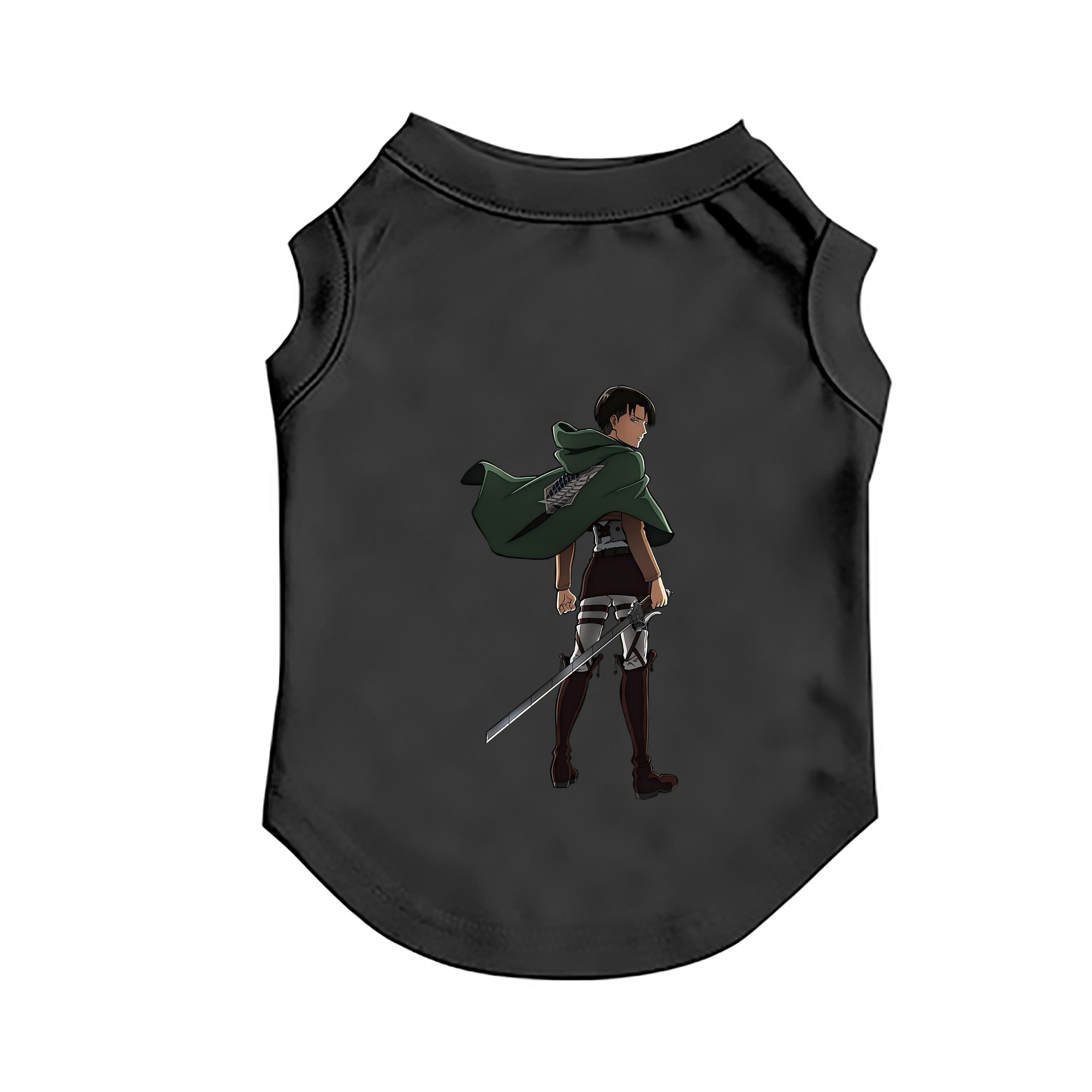 （画像用） 進撃の巨人 リヴァイ·アッカーマン Attack on Titan Levi Ackerman ペット用ベスト