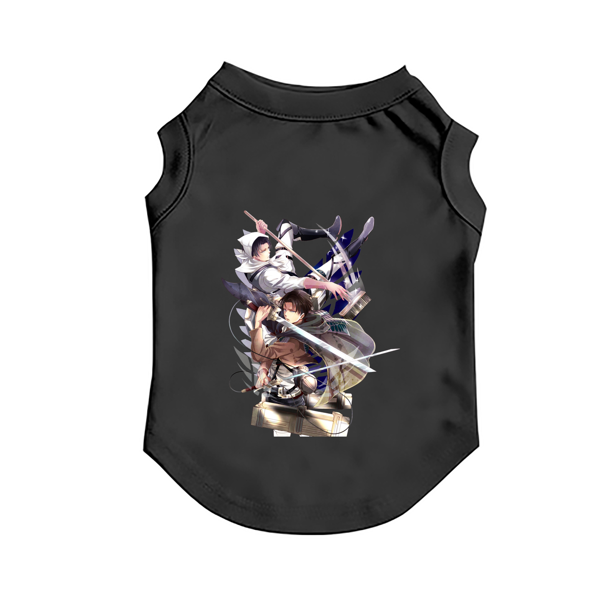 （画像用） 進撃の巨人 リヴァイ·アッカーマン Attack on Titan Levi Ackerman ペット用ベスト