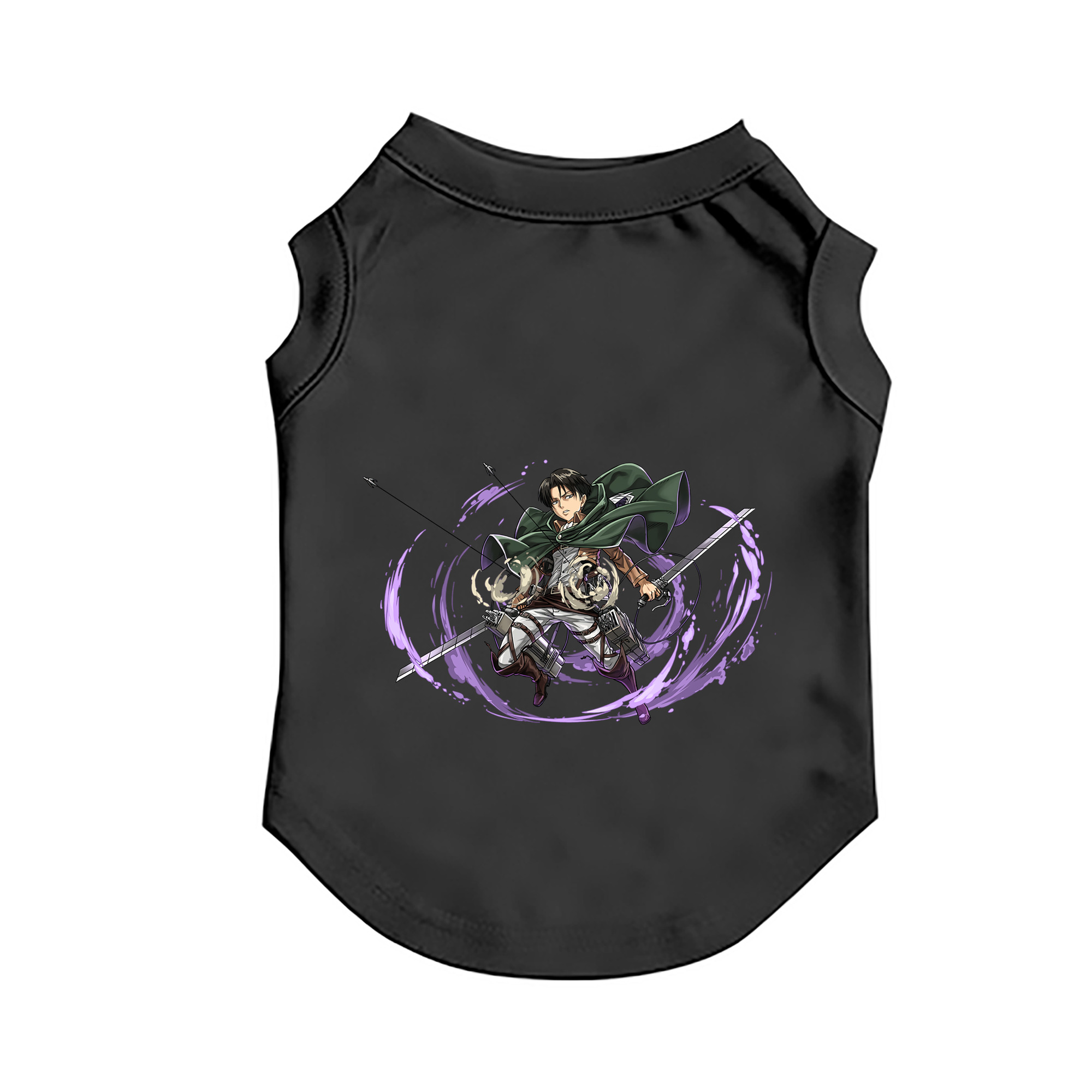 （画像用） 進撃の巨人 リヴァイ·アッカーマン Attack on Titan Levi Ackerman ペット用ベスト