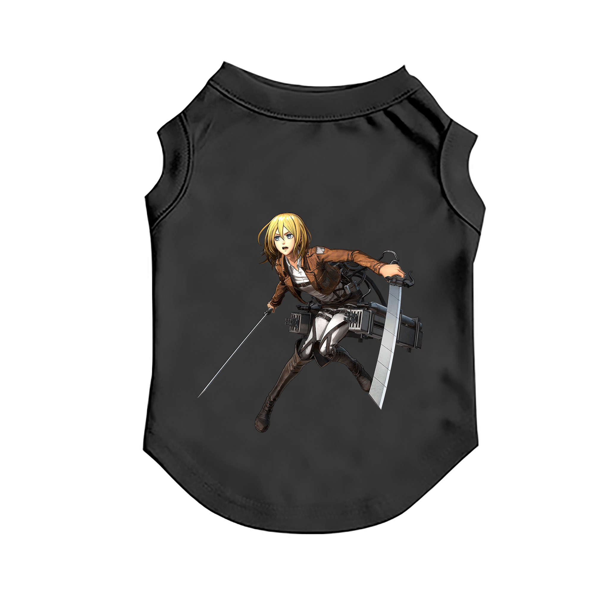 （画像用） 進撃の巨人 クリスタ·レンズ Attack on Titan Christa Lenz ペット用ベスト