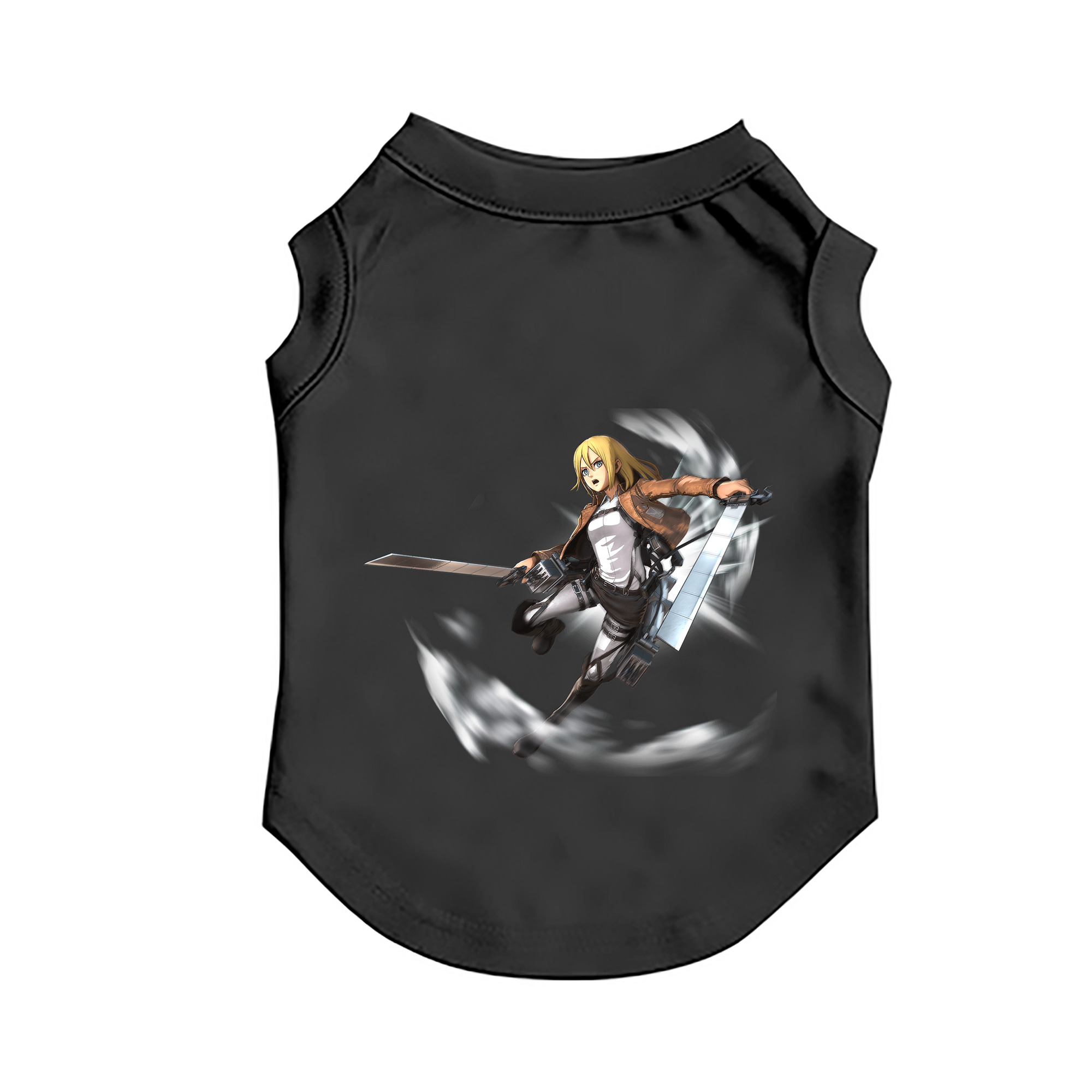 （画像用） 進撃の巨人 クリスタ·レンズ Attack on Titan Christa Lenz ペット用ベスト