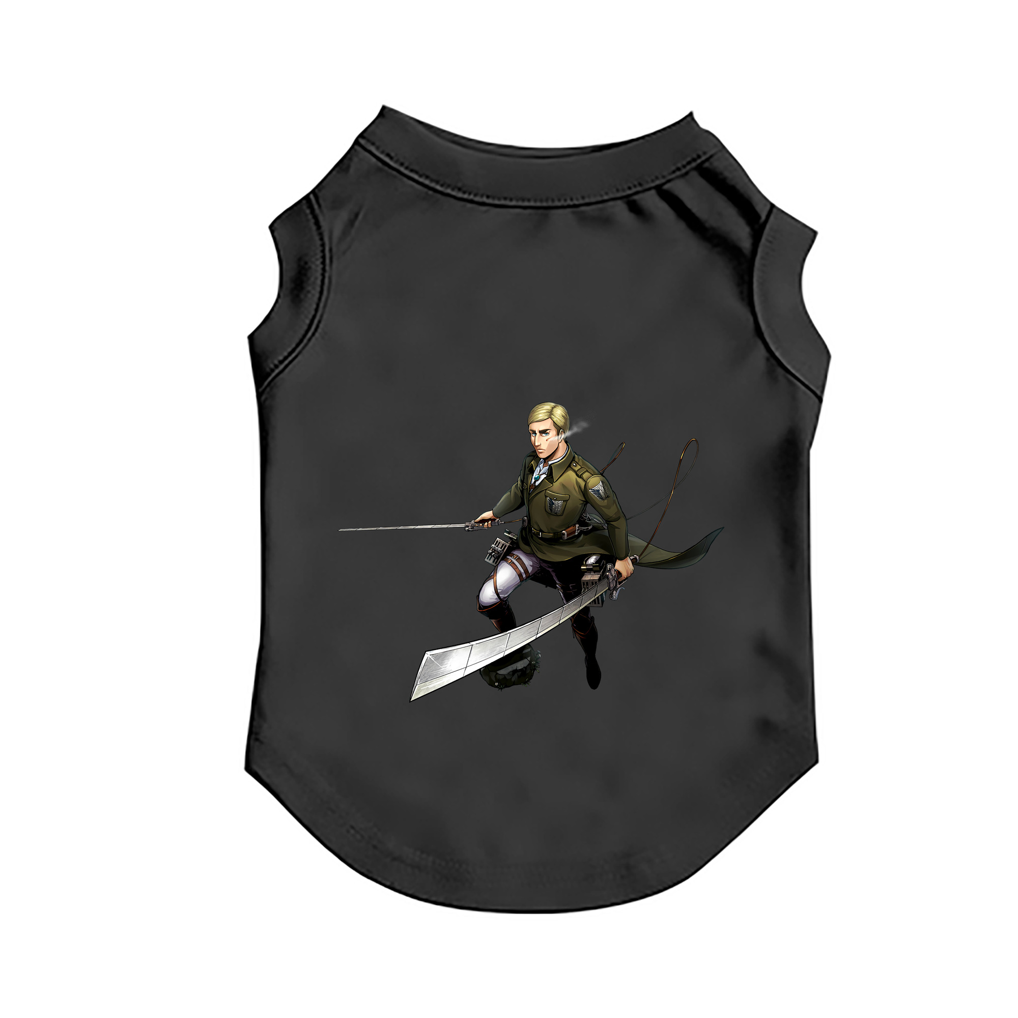 （画像用） 進撃の巨人 エルヴィン・スミス Attack on Titan Erwin Smith ペット用ベスト