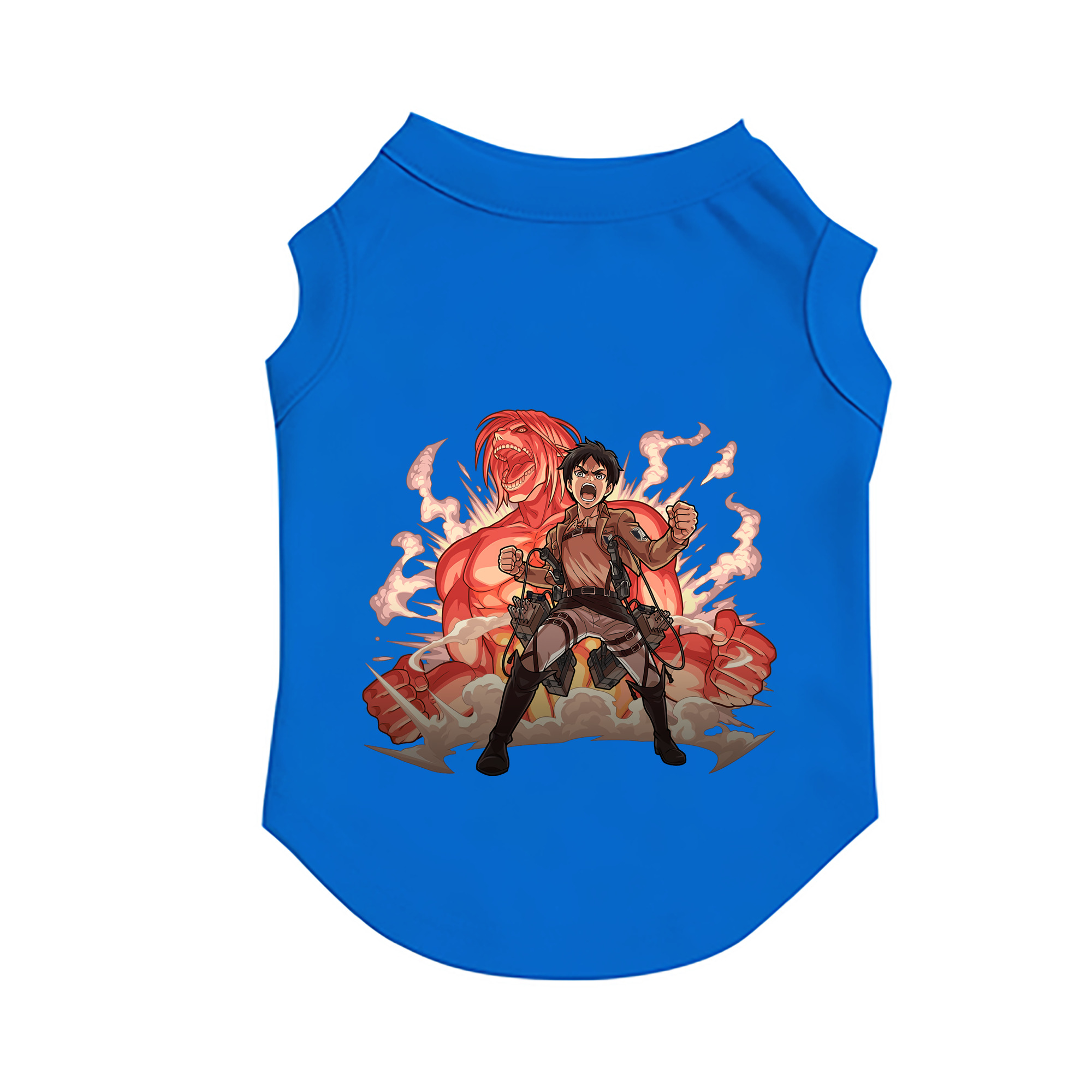 （画像用） 進撃の巨人 エレン･イェーガー Attack on Titan Eren Jäger ペット用ベスト