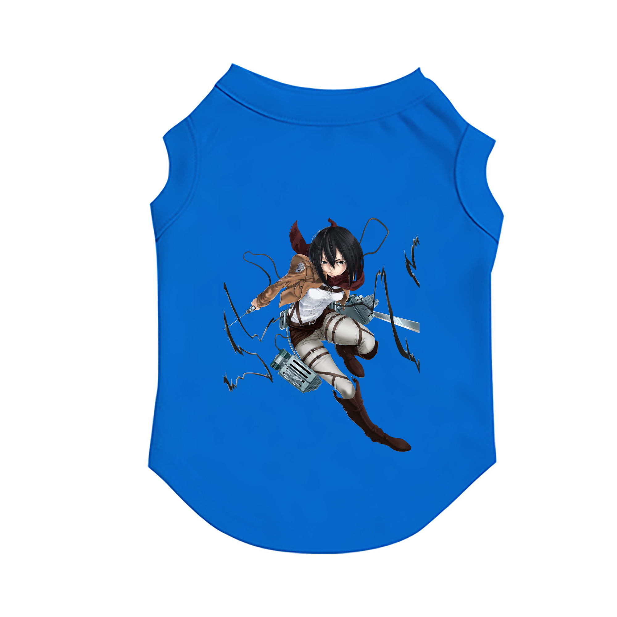 （画像用） 進撃の巨人 ミカサ·アッカーマン Attack on Titan Mikasa Ackerman ペット用ベスト