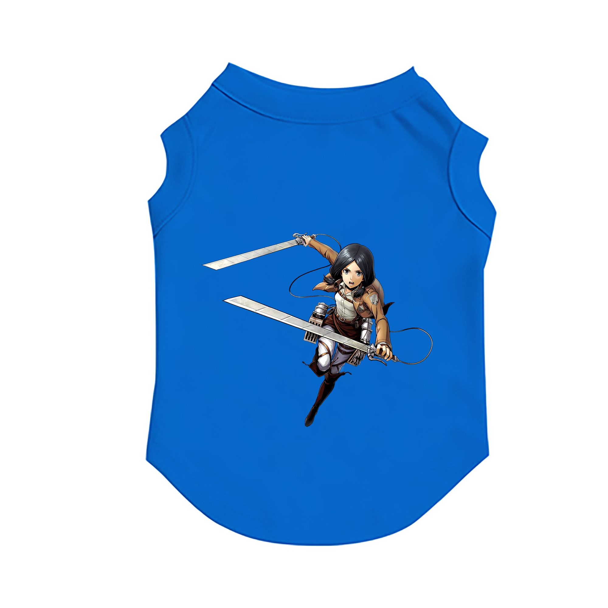 （画像用） 進撃の巨人 ミカサ·アッカーマン Attack on Titan Mikasa Ackerman ペット用ベスト