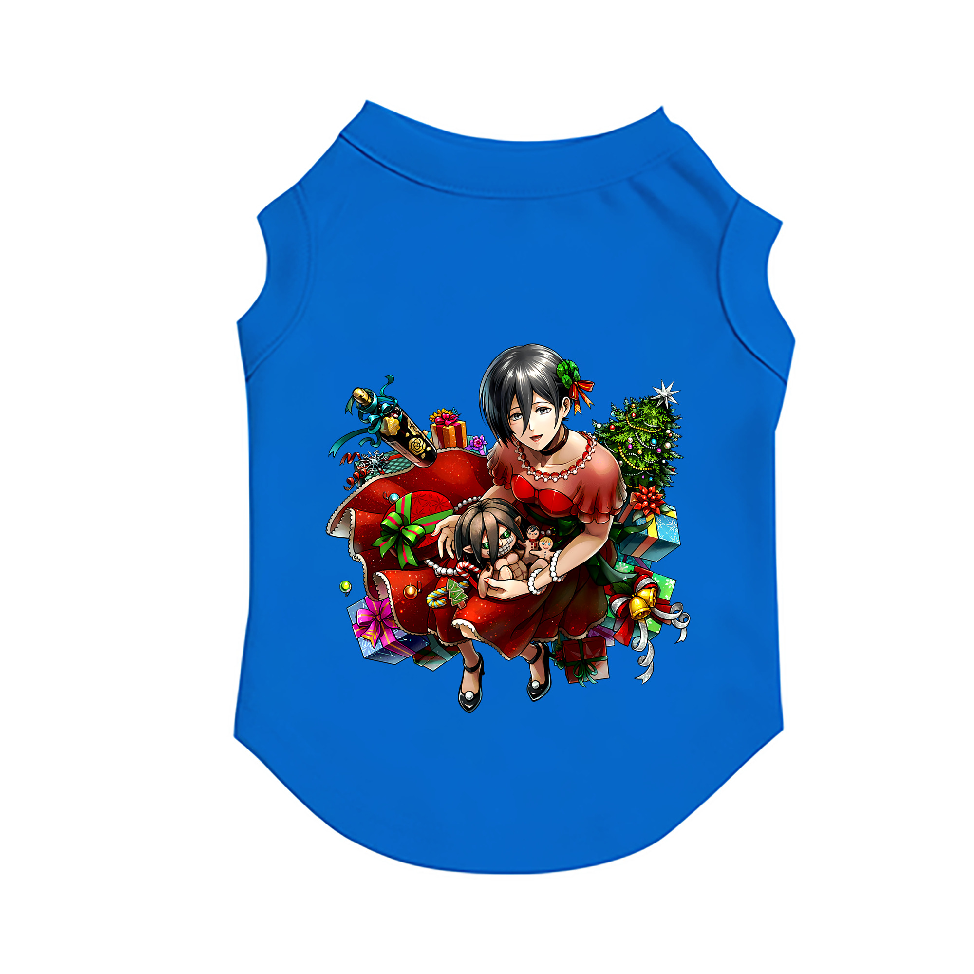 （画像用） 進撃の巨人 ミカサ·アッカーマン Attack on Titan Mikasa Ackerman ペット用ベスト