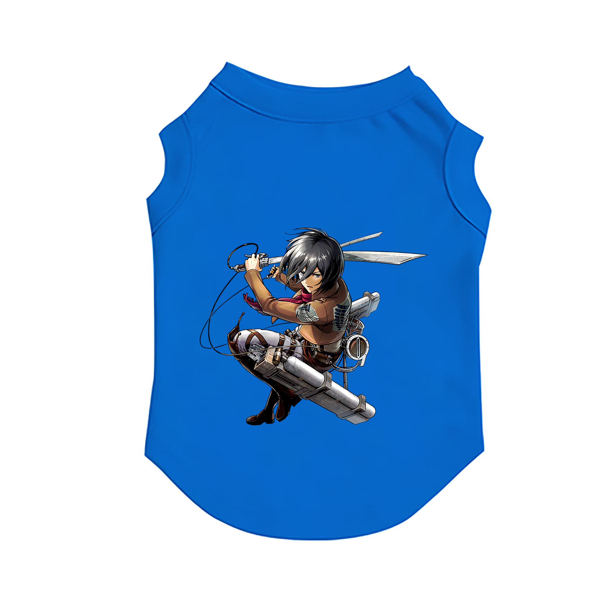 （画像用） 進撃の巨人 ミカサ·アッカーマン Attack on Titan Mikasa Ackerman ペット用ベスト