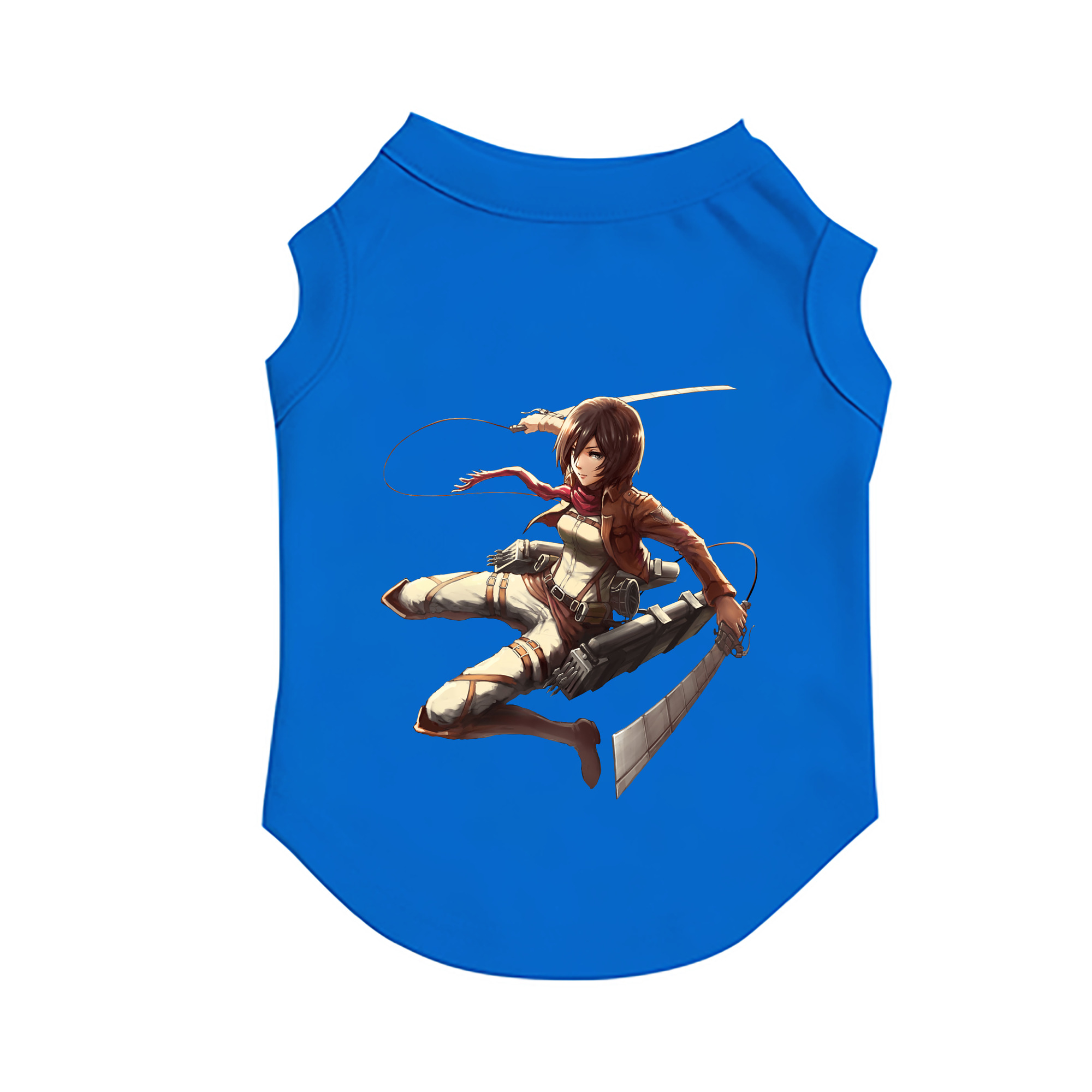 （画像用） 進撃の巨人 ミカサ·アッカーマン Attack on Titan Mikasa Ackerman ペット用ベスト