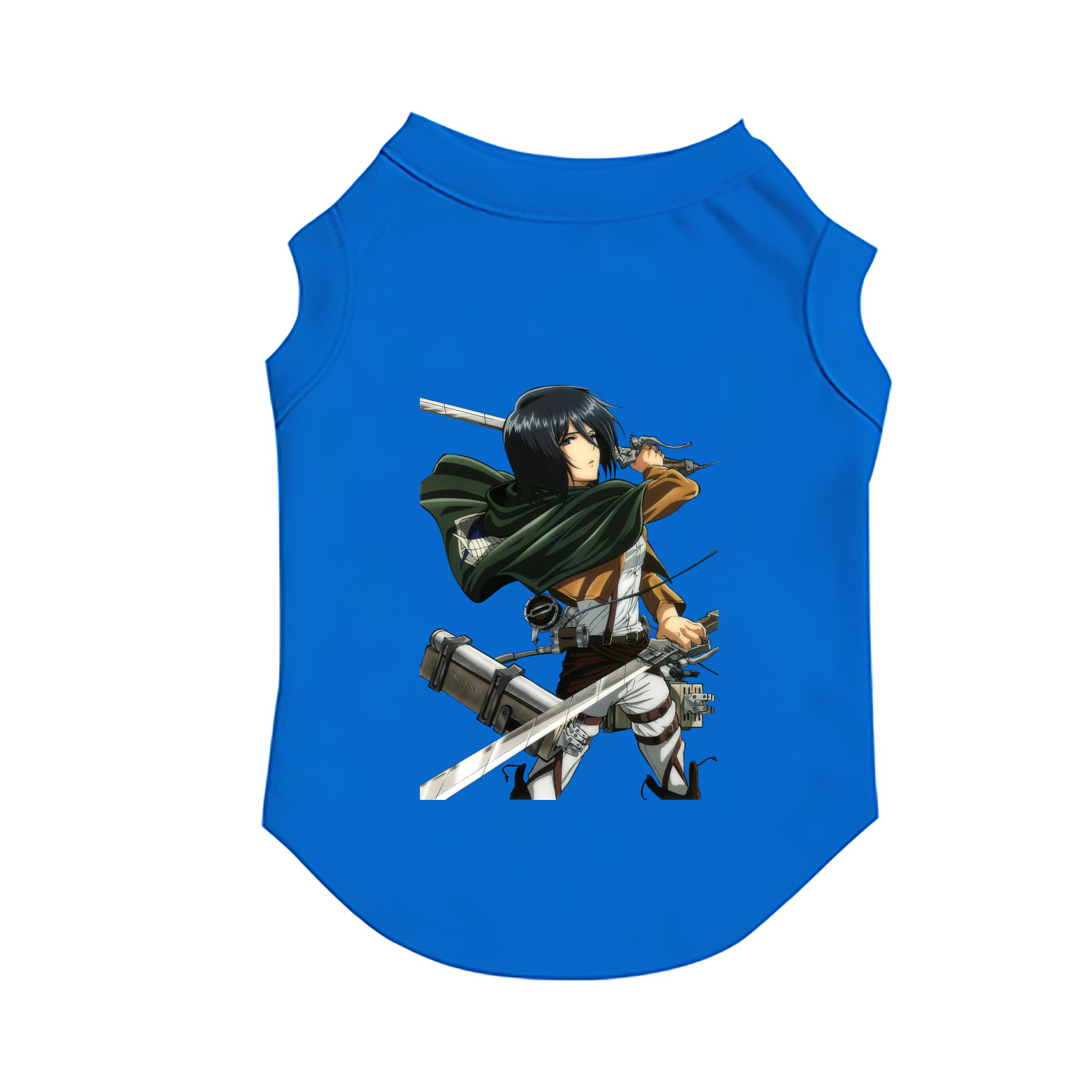 （画像用） 進撃の巨人 ミカサ·アッカーマン Attack on Titan Mikasa Ackerman ペット用ベスト