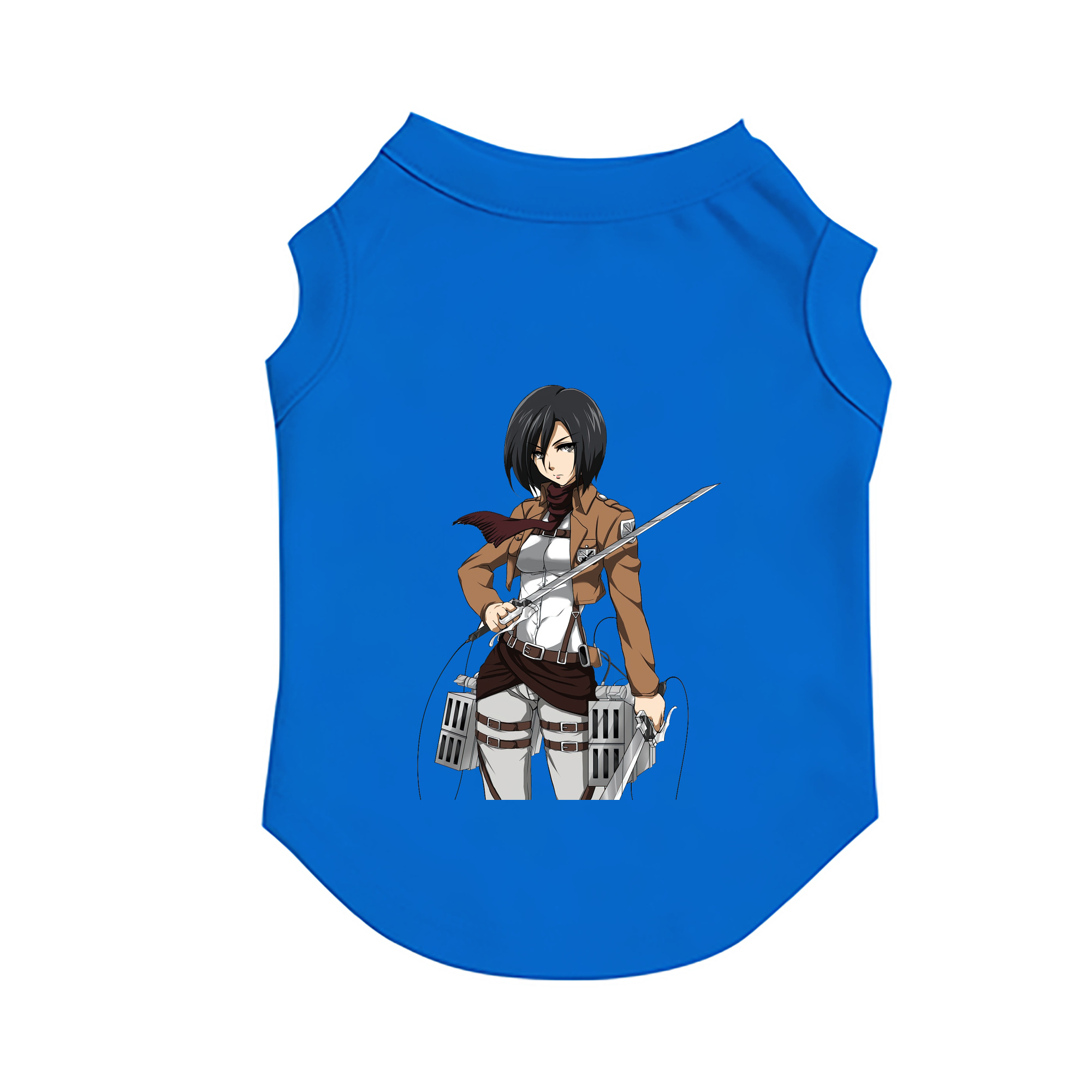 （画像用） 進撃の巨人 ミカサ·アッカーマン Attack on Titan Mikasa Ackerman ペット用ベスト