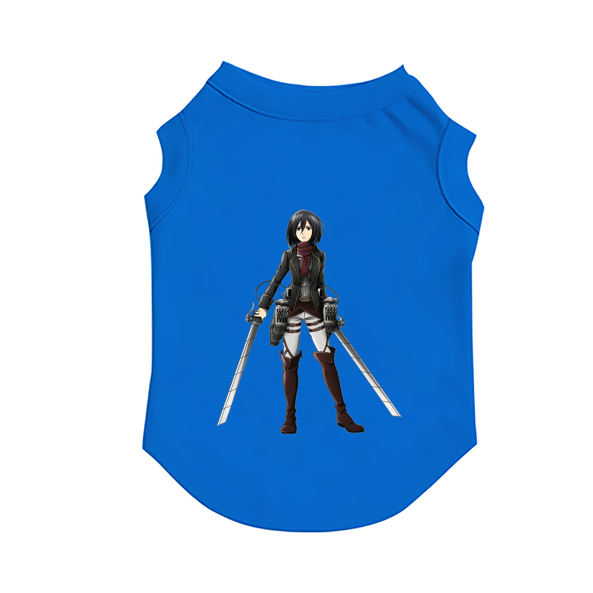 （画像用） 進撃の巨人 ミカサ·アッカーマン Attack on Titan Mikasa Ackerman ペット用ベスト