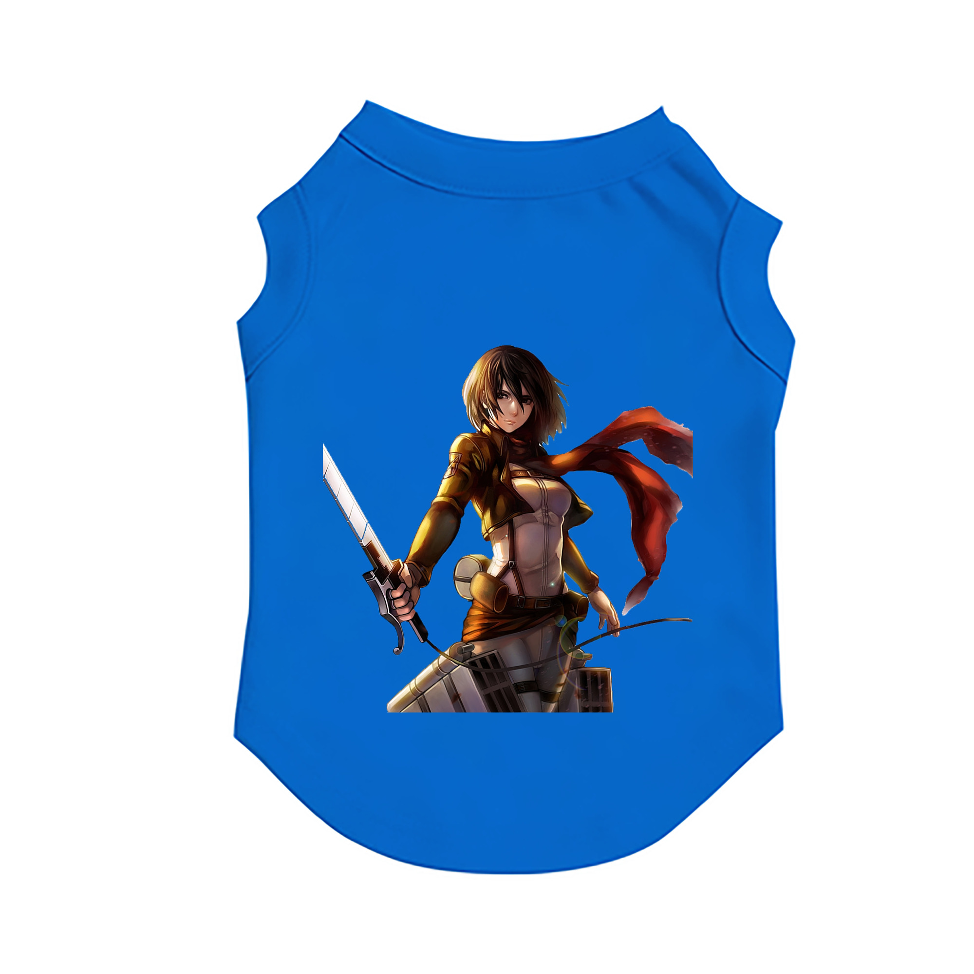 （画像用） 進撃の巨人 ミカサ·アッカーマン Attack on Titan Mikasa Ackerman ペット用ベスト