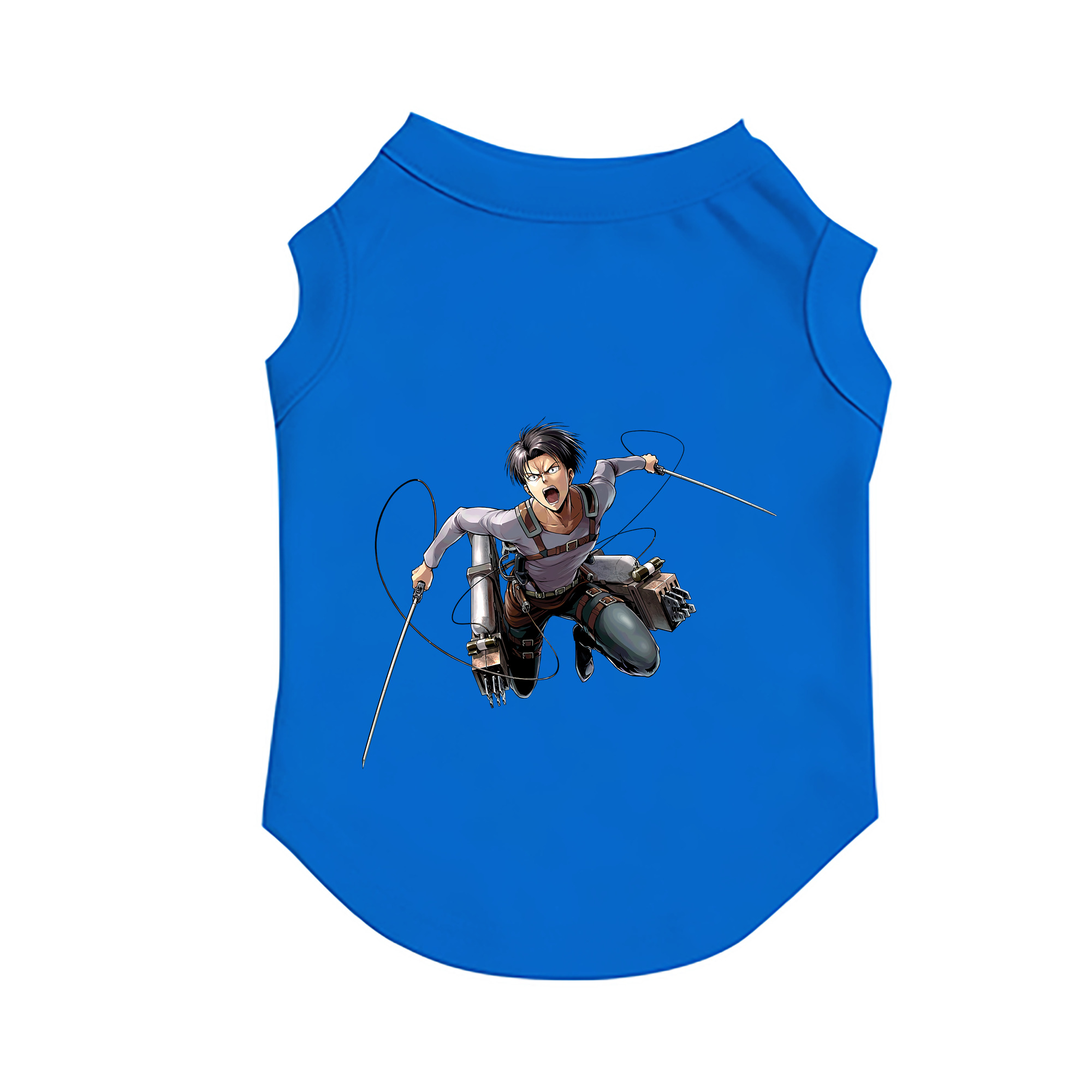 （画像用） 進撃の巨人 リヴァイ·アッカーマン Attack on Titan Levi Ackerman ペット用ベスト