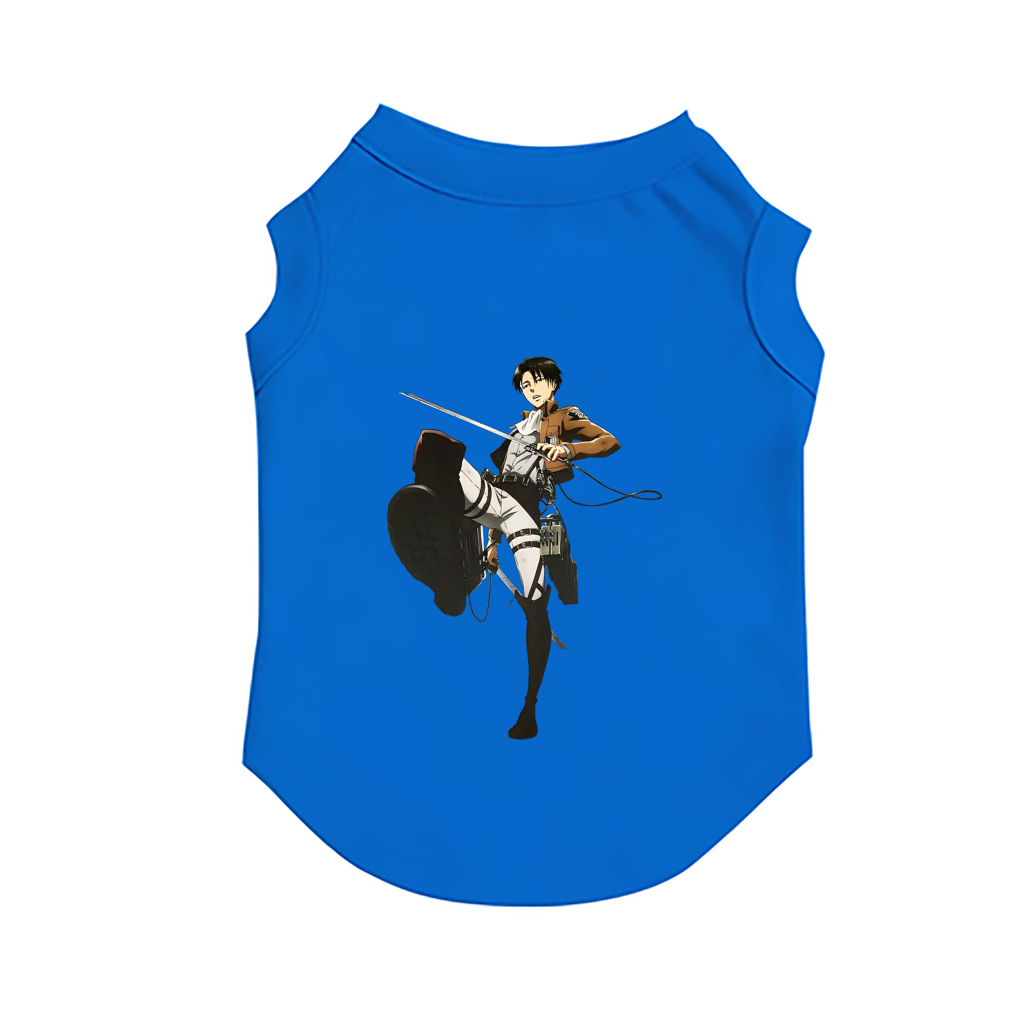 （画像用） 進撃の巨人 リヴァイ·アッカーマン Attack on Titan Levi Ackerman ペット用ベスト