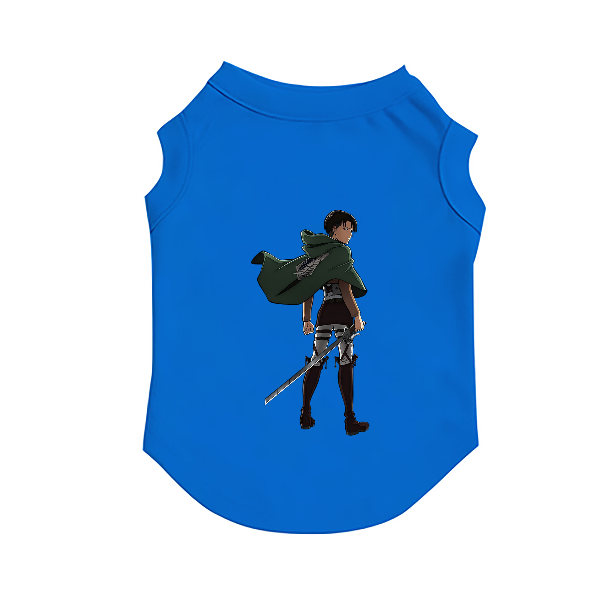 （画像用） 進撃の巨人 リヴァイ·アッカーマン Attack on Titan Levi Ackerman ペット用ベスト