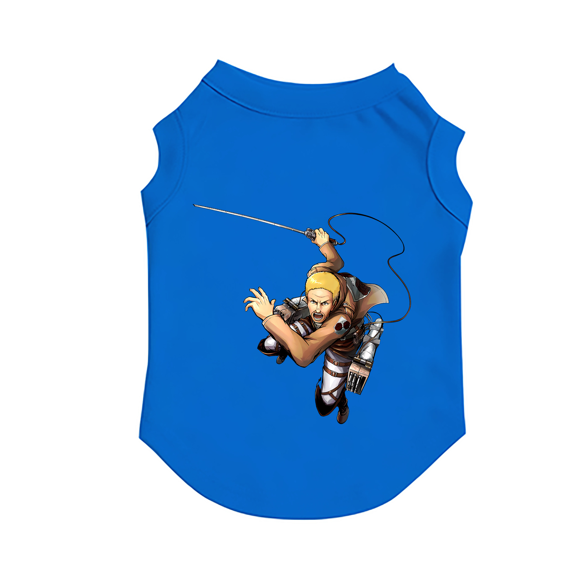 （画像用） 進撃の巨人 ハンネス Attack on Titan Hannes ペット用ベスト