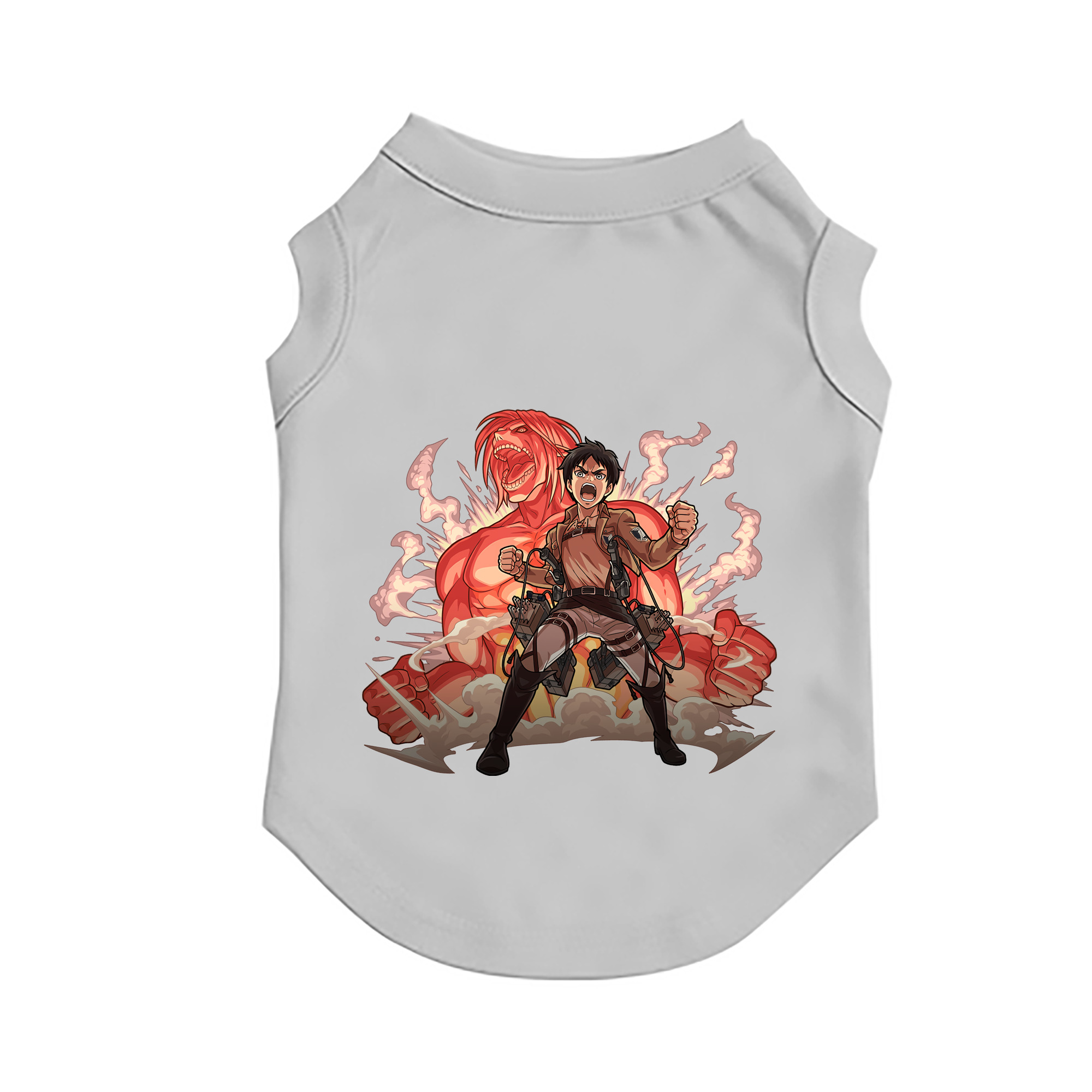 （画像用） 進撃の巨人 エレン･イェーガー Attack on Titan Eren Jäger ペット用ベスト