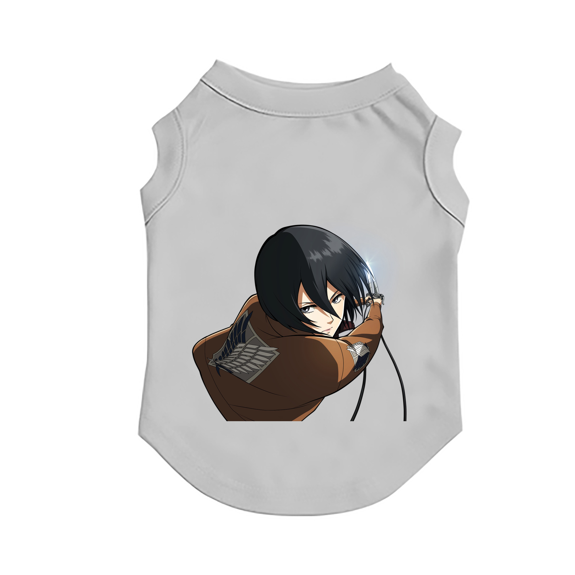 （画像用） 進撃の巨人 ミカサ·アッカーマン Attack on Titan Mikasa Ackerman ペット用ベスト