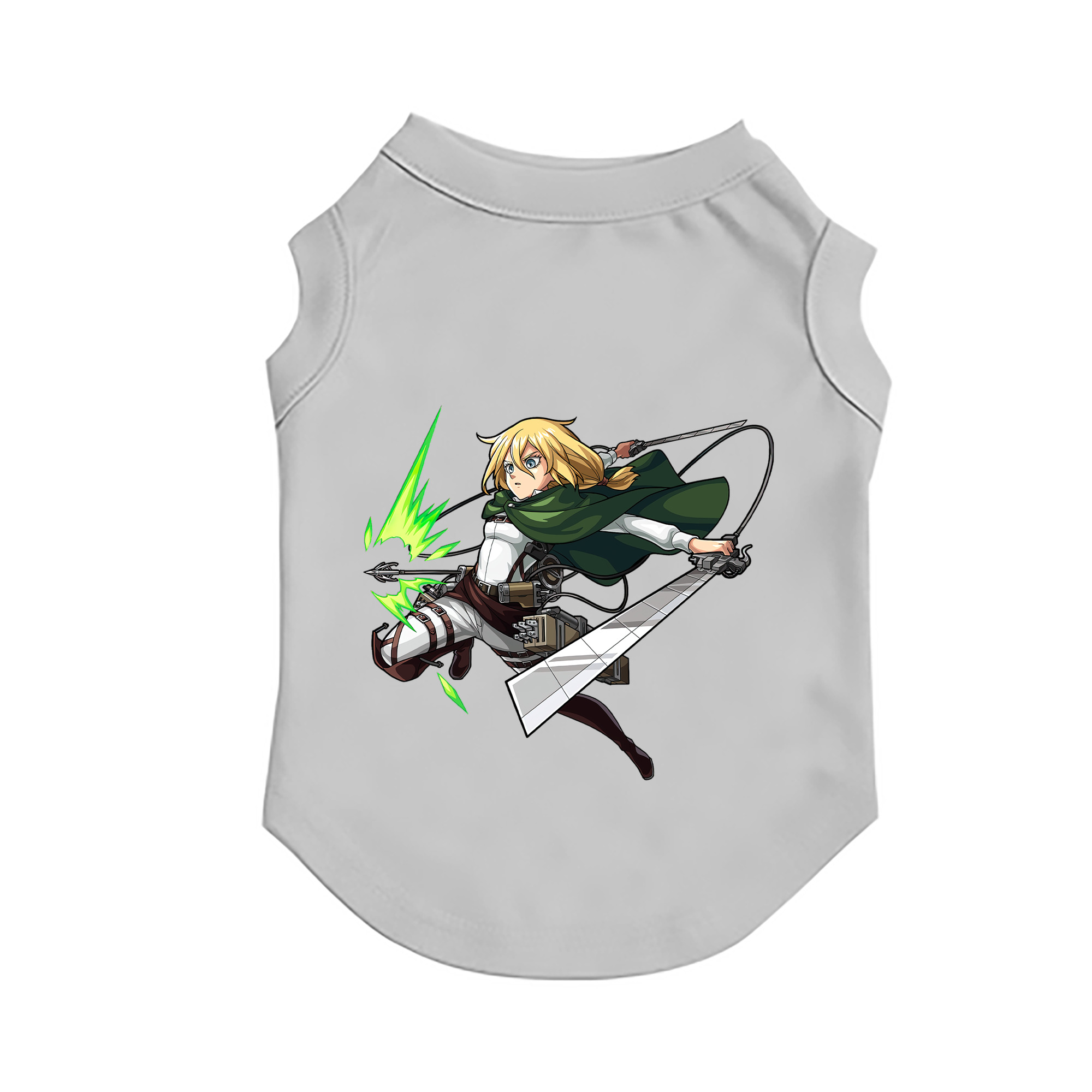 （画像用） 進撃の巨人 クリスタ·レンズ Attack on Titan Christa Lenz ペット用ベスト