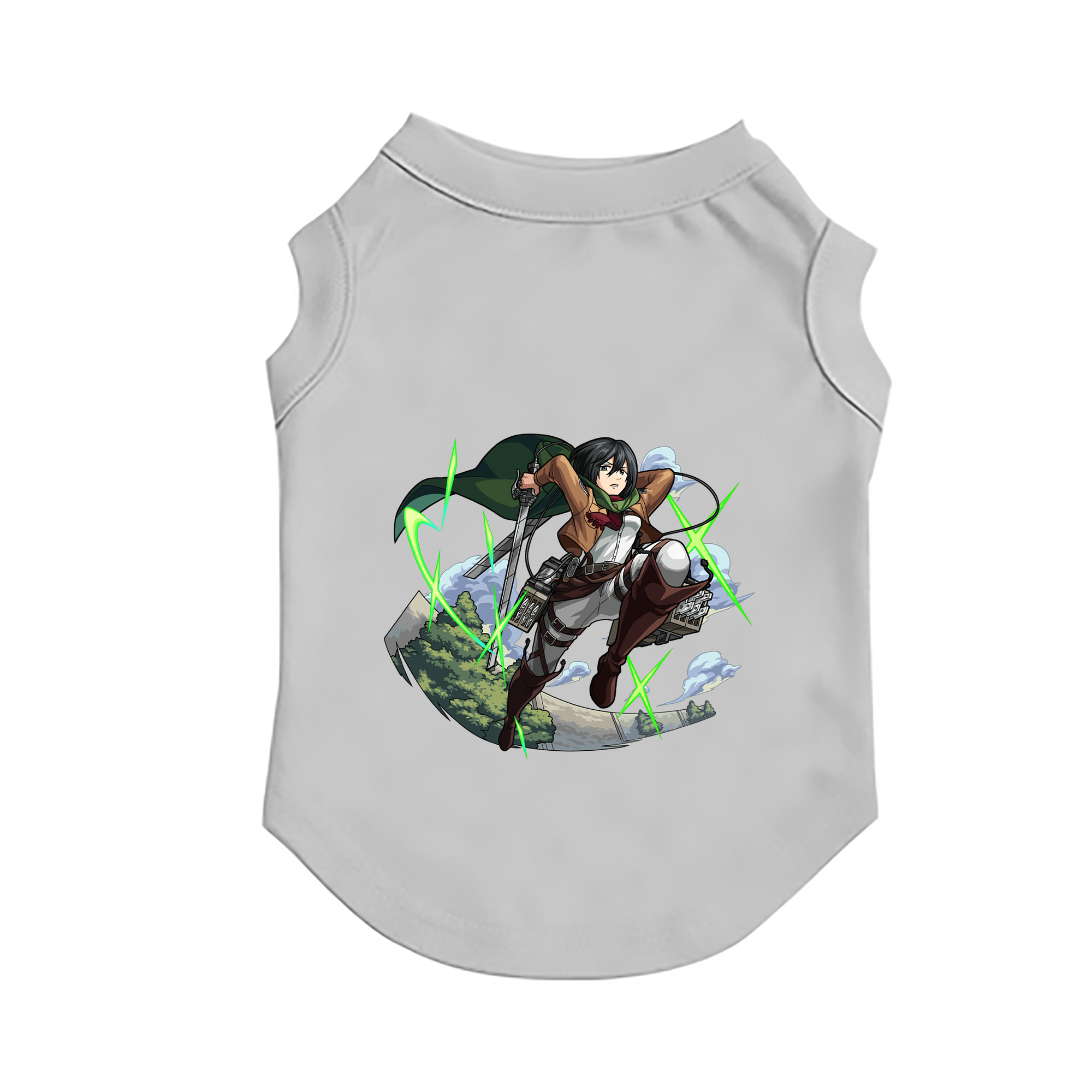 （画像用） 進撃の巨人 ミカサ·アッカーマン Attack on Titan Mikasa Ackerman ペット用ベスト