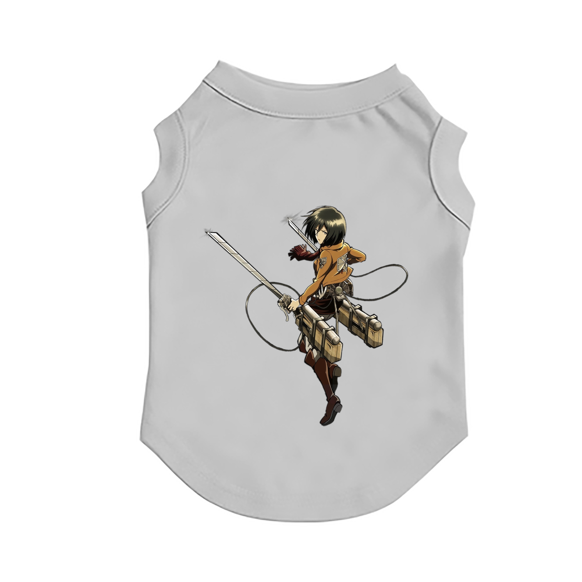 （画像用） 進撃の巨人 ミカサ·アッカーマン Attack on Titan Mikasa Ackerman ペット用ベスト