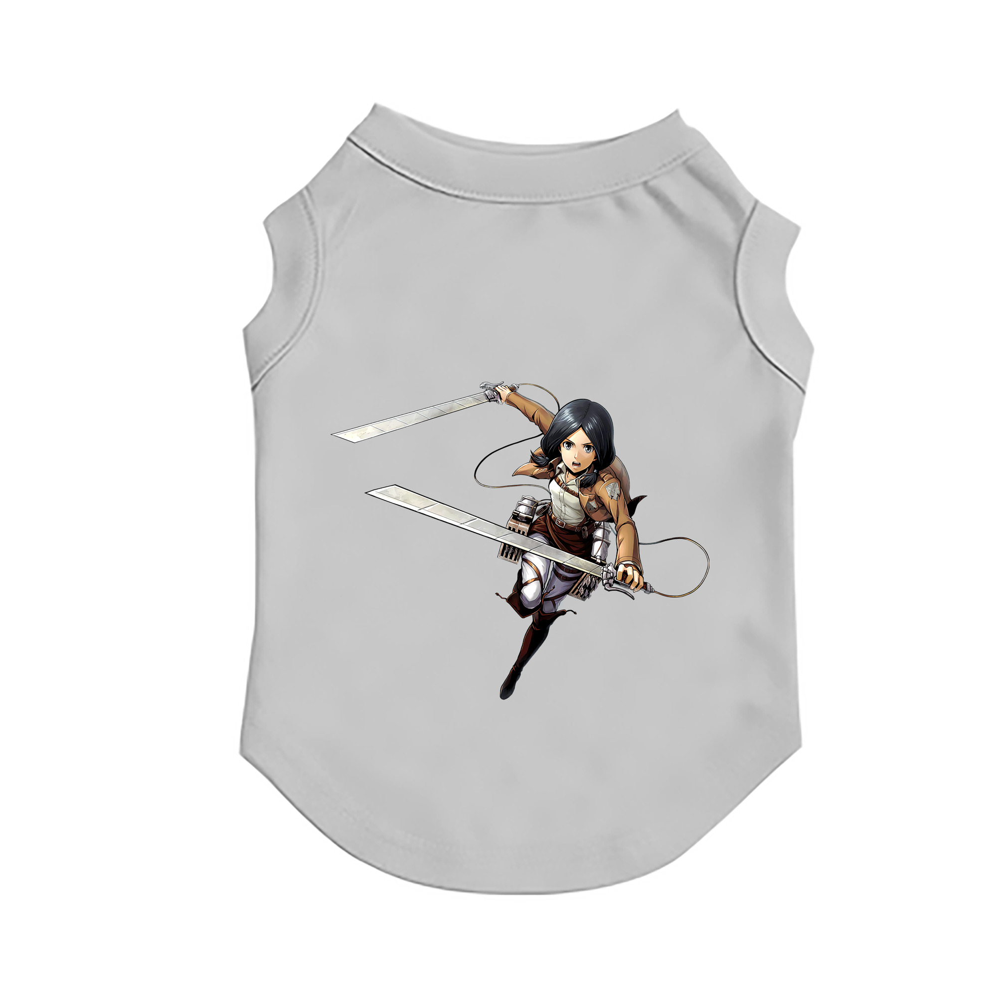 （画像用） 進撃の巨人 ミカサ·アッカーマン Attack on Titan Mikasa Ackerman ペット用ベスト