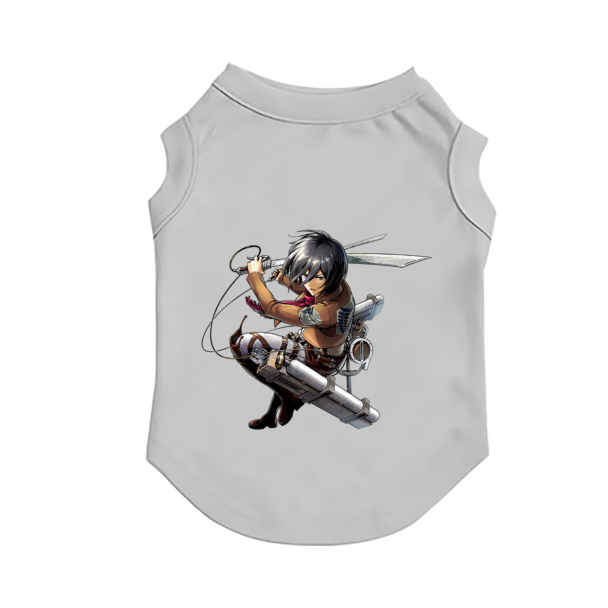 （画像用） 進撃の巨人 ミカサ·アッカーマン Attack on Titan Mikasa Ackerman ペット用ベスト