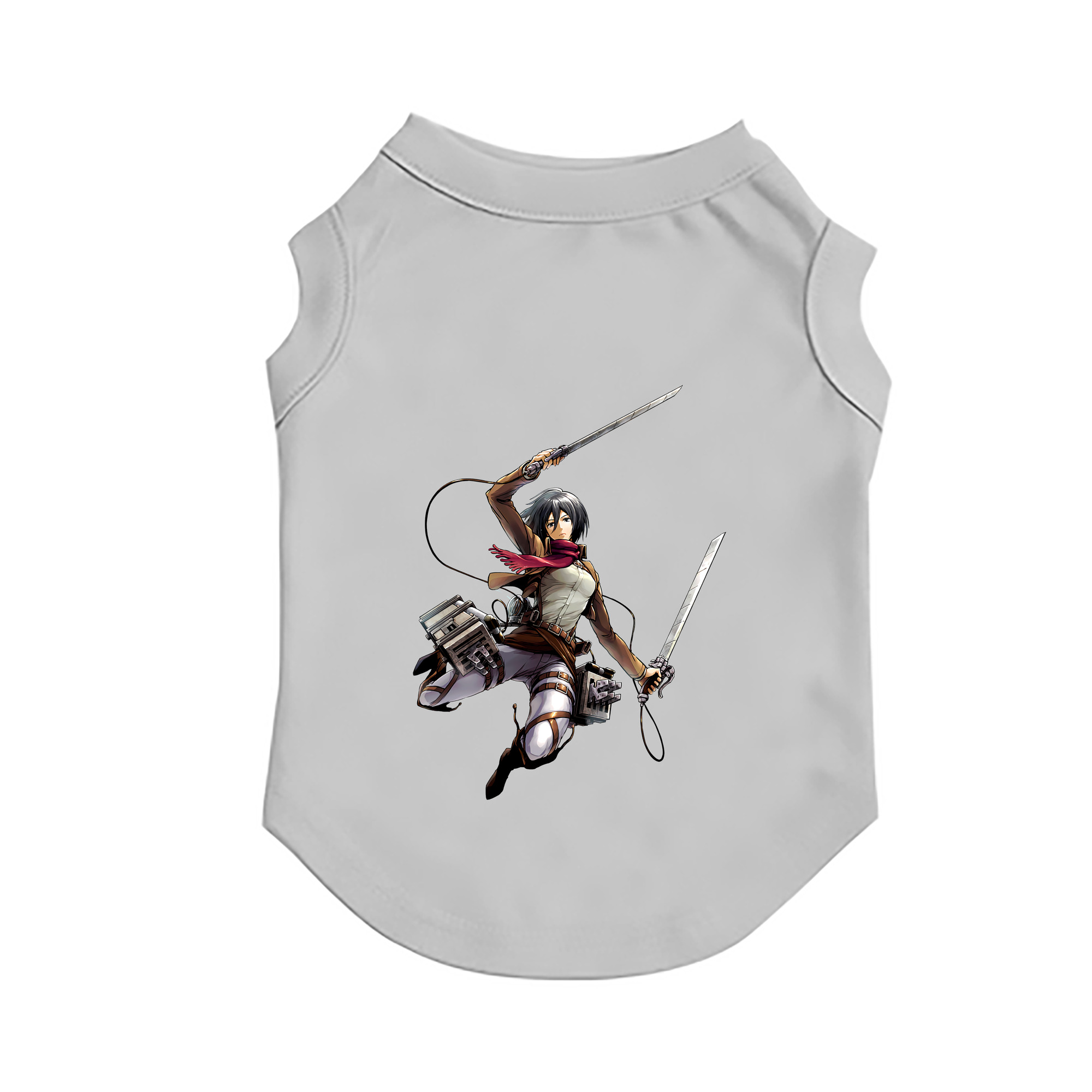 （画像用） 進撃の巨人 ミカサ·アッカーマン Attack on Titan Mikasa Ackerman ペット用ベスト