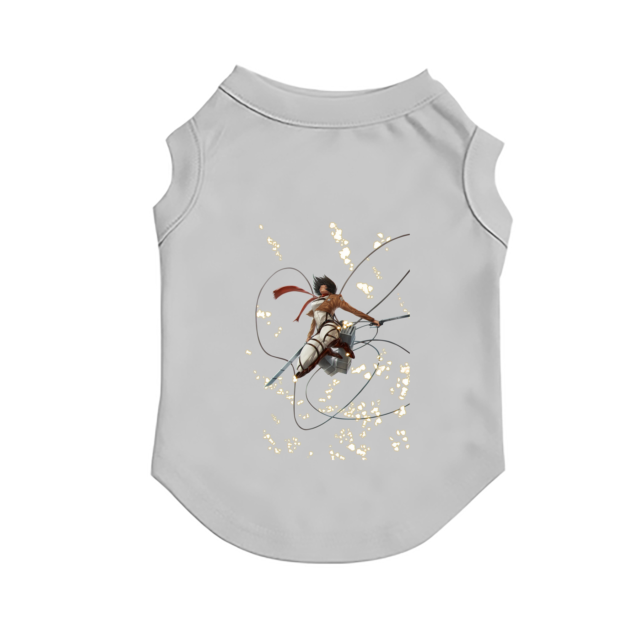 （画像用） 進撃の巨人 ミカサ·アッカーマン Attack on Titan Mikasa Ackerman ペット用ベスト